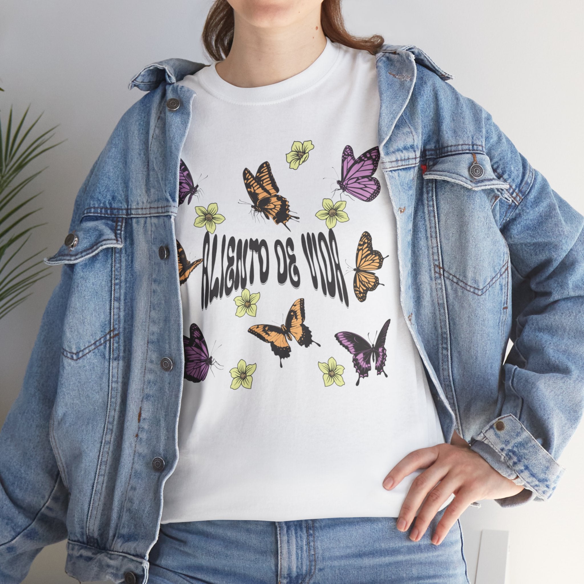 Butterfly Effect - (UNISEX) Heavy Cotton T-Shirt - Aliento De Vida