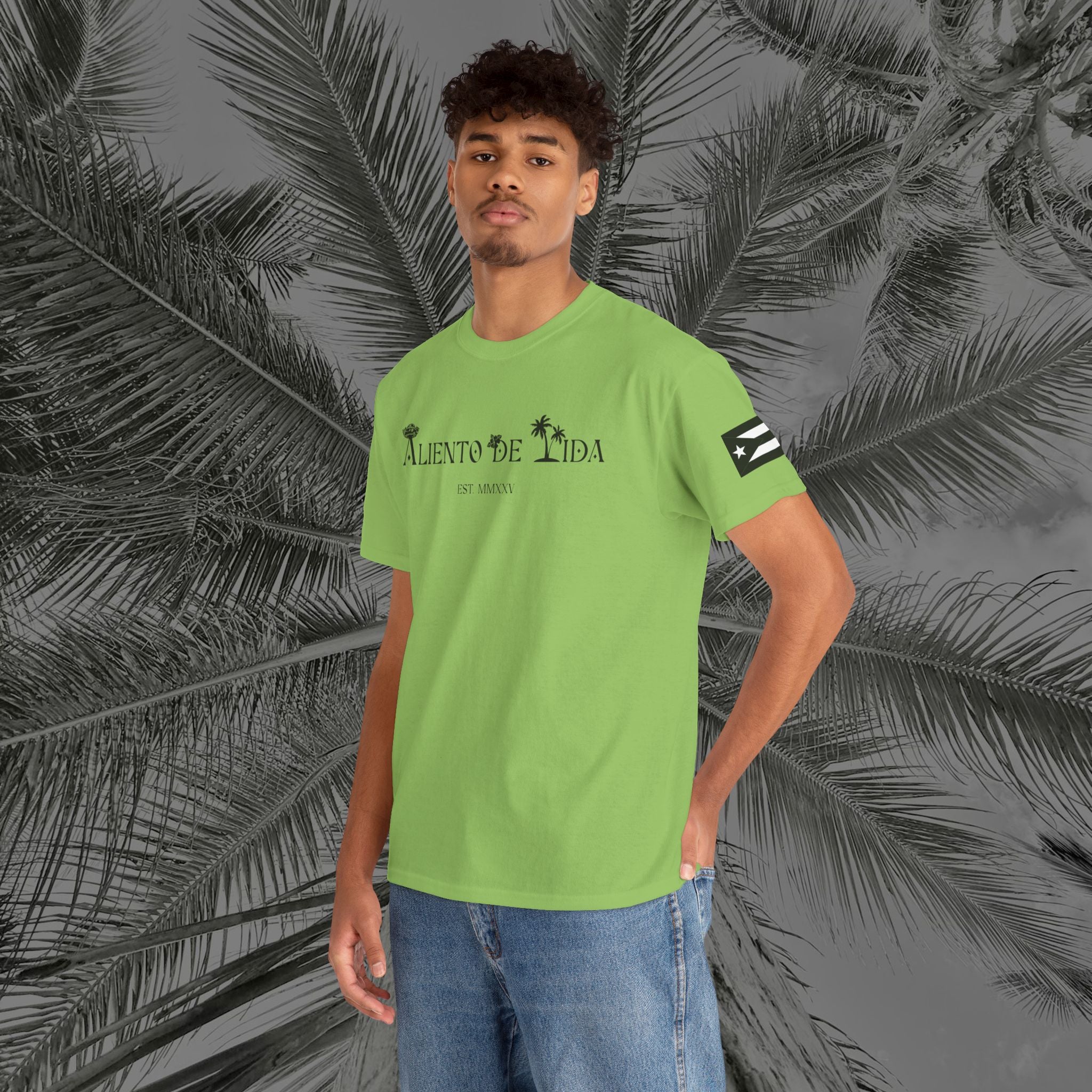 Frog Of The Island - PR COLLECTION - (UNISEX) Heavy Cotton Tee - Aliento De Vida