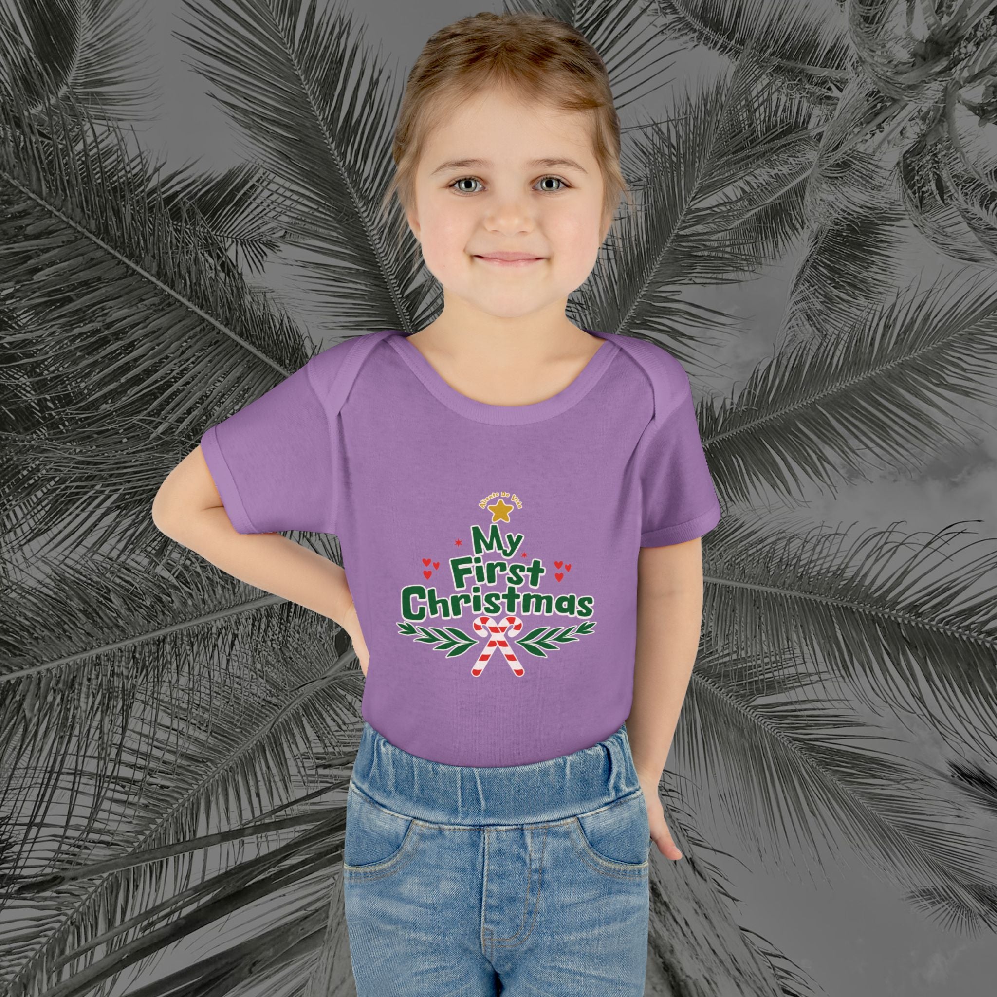 Tiny Tree Topper - (UNISEX) Baby Bodysuit / Infant Onesie - Aliento De Vida