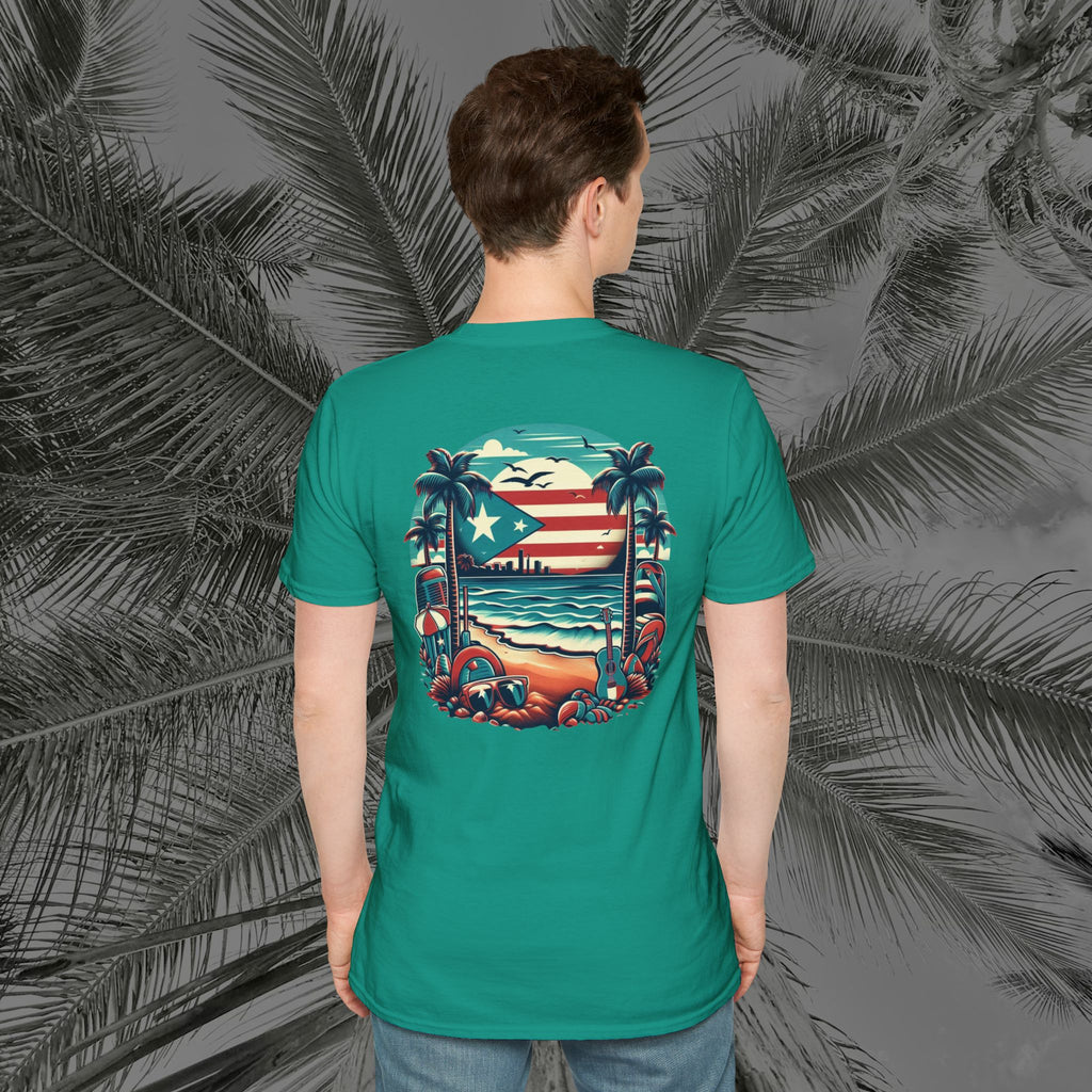 A Slice of Paradise - PR COLLECTION - (UNISEX) Soft style T-Shirt - Aliento De Vida