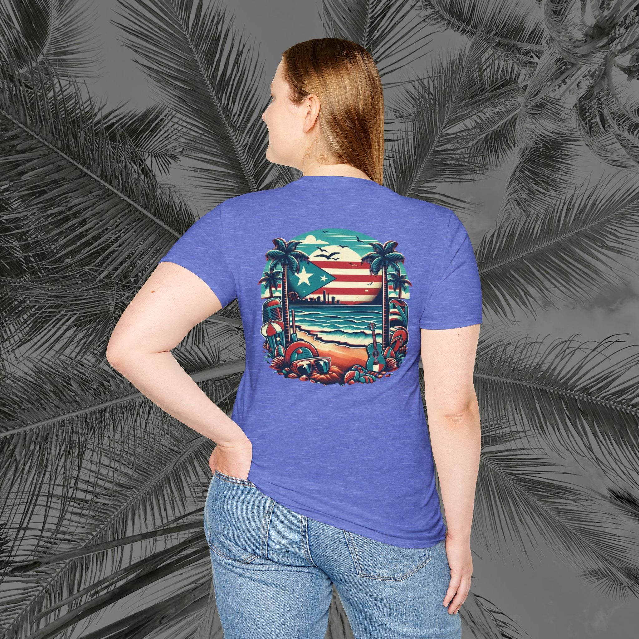 A Slice of Paradise - PR COLLECTION - (UNISEX) Soft style T-Shirt - Aliento De Vida