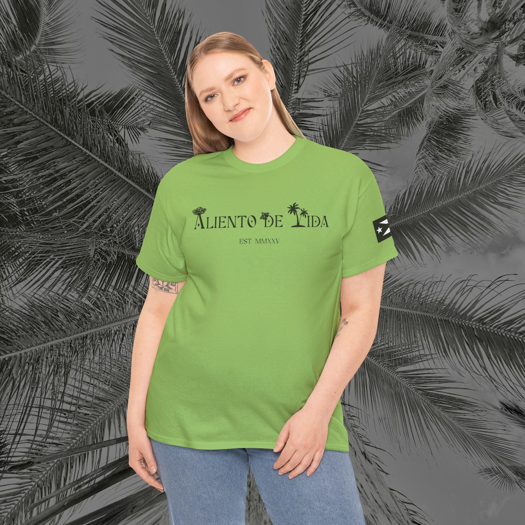 Frog Of The Island - PR COLLECTION - (UNISEX) Heavy Cotton Tee - Aliento De Vida