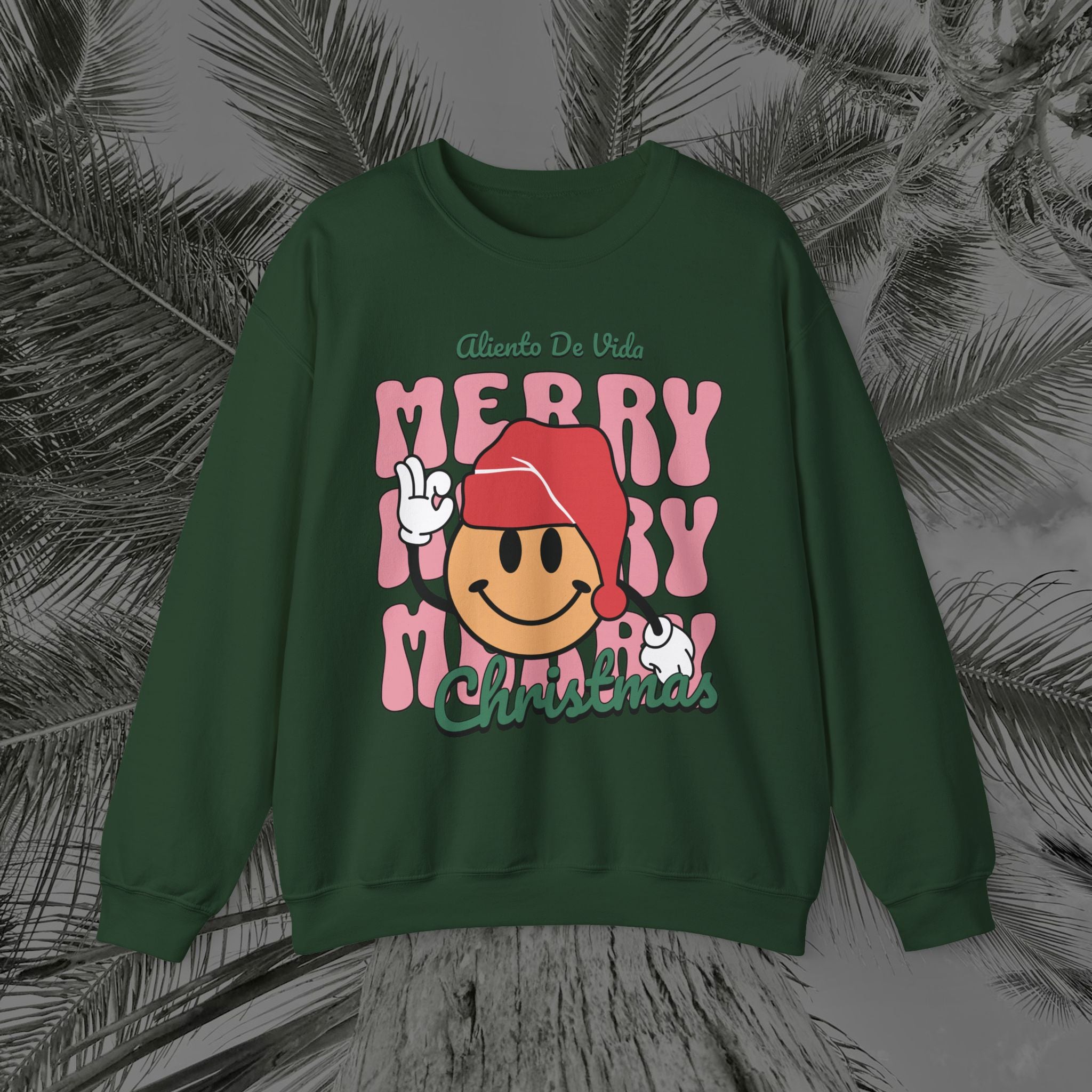 Happy Holidays - Cozy Crewneck Sweatshirt - Aliento De Vida