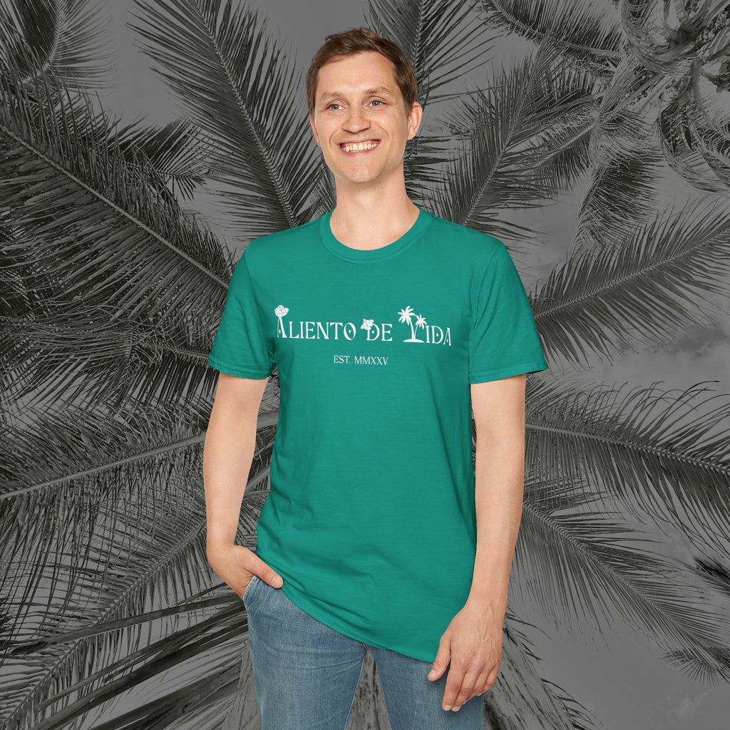 A Slice of Paradise - PR COLLECTION - (UNISEX) Soft style T-Shirt - Aliento De Vida