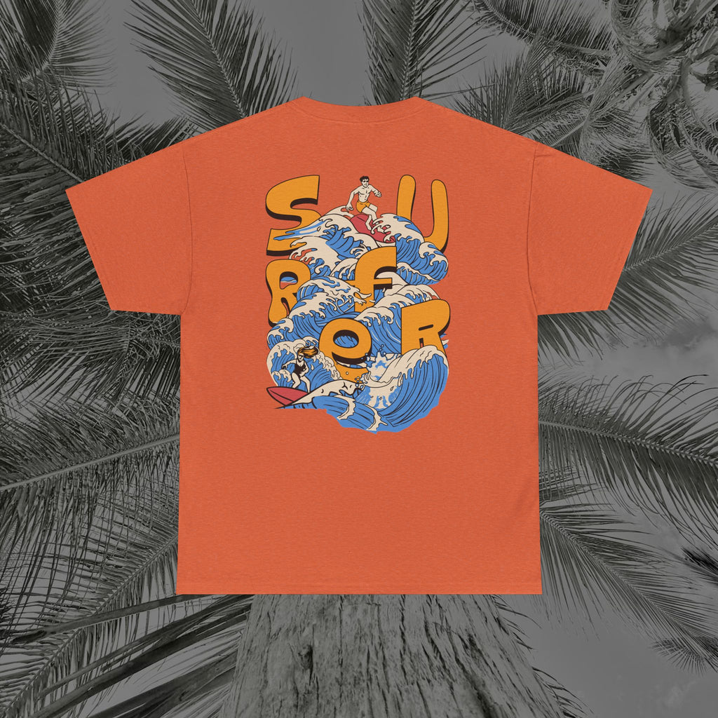 Ocean Motion - (UNISEX) Heavy Cotton Tee - Aliento De Vida