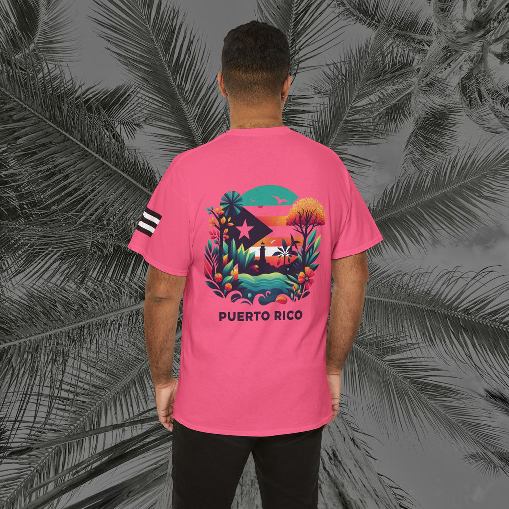 Isla Vibrante - PR COLLECTION - (UNISEX) Heavy Cotton Tee - Aliento De Vida