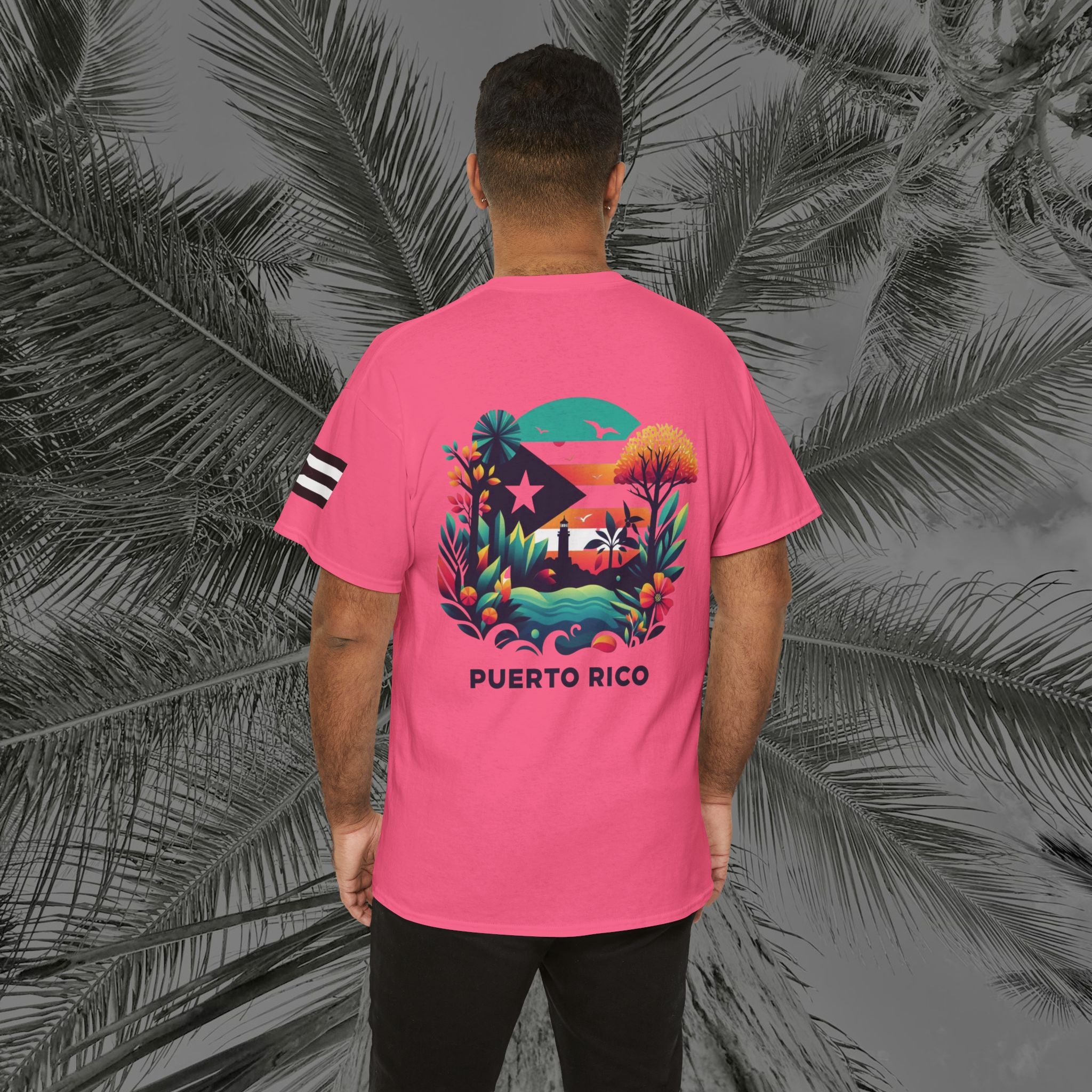 Isla Vibrante - PR COLLECTION - (UNISEX) Heavy Cotton Tee - Aliento De Vida