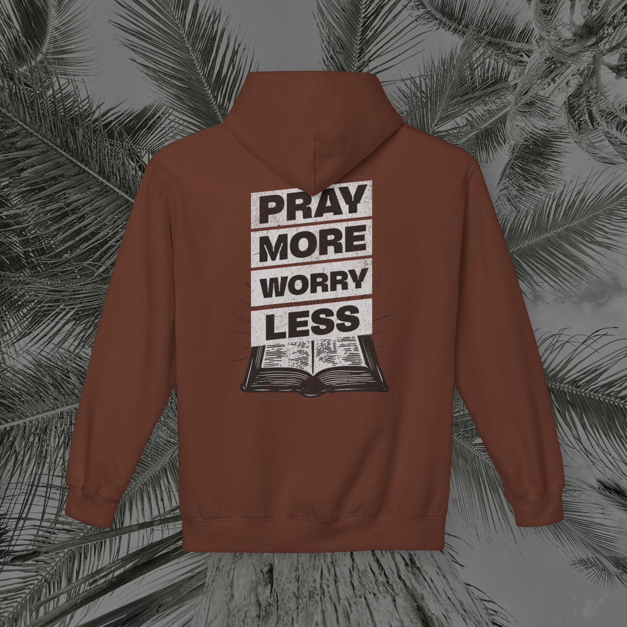 Peace Through Prayer - (UNISEX) Midweight Fleece Hoodie - Aliento De Vida