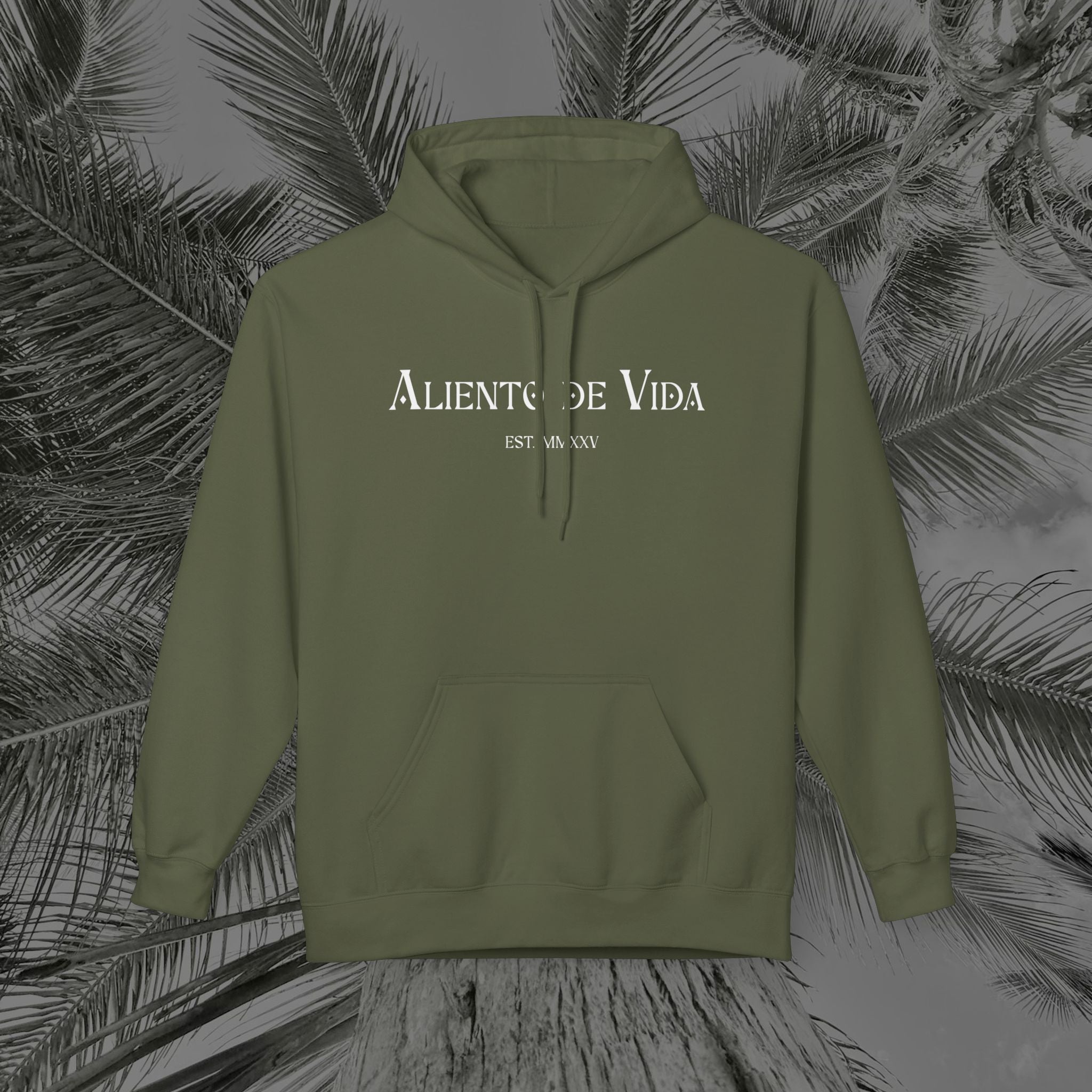 Throne of the Divine - (UNISEX) Midweight Fleece Hoodie - Aliento De Vida