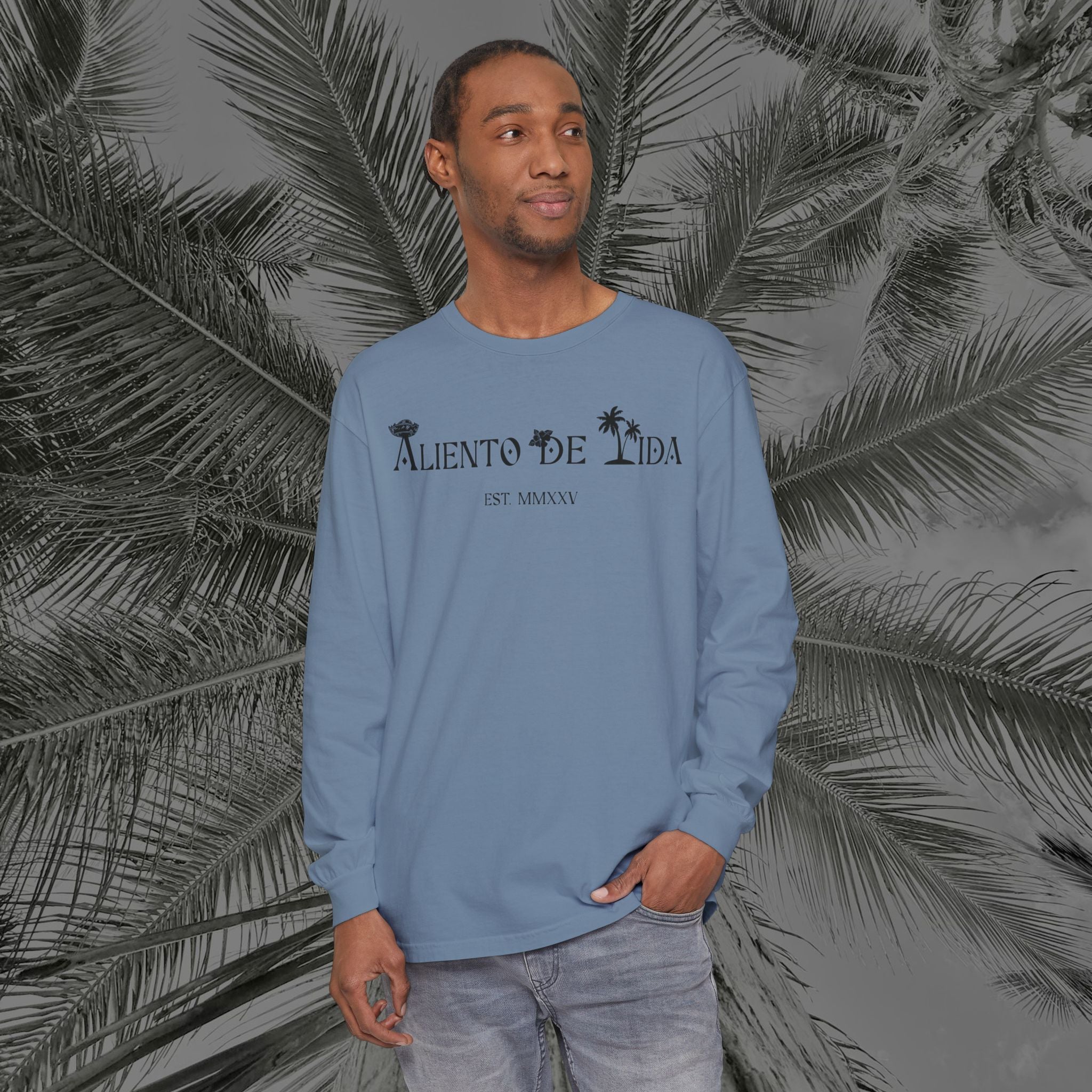 Isla Vibrante - (UNISEX) Long Sleeve T-Shirt - Aliento De Vida