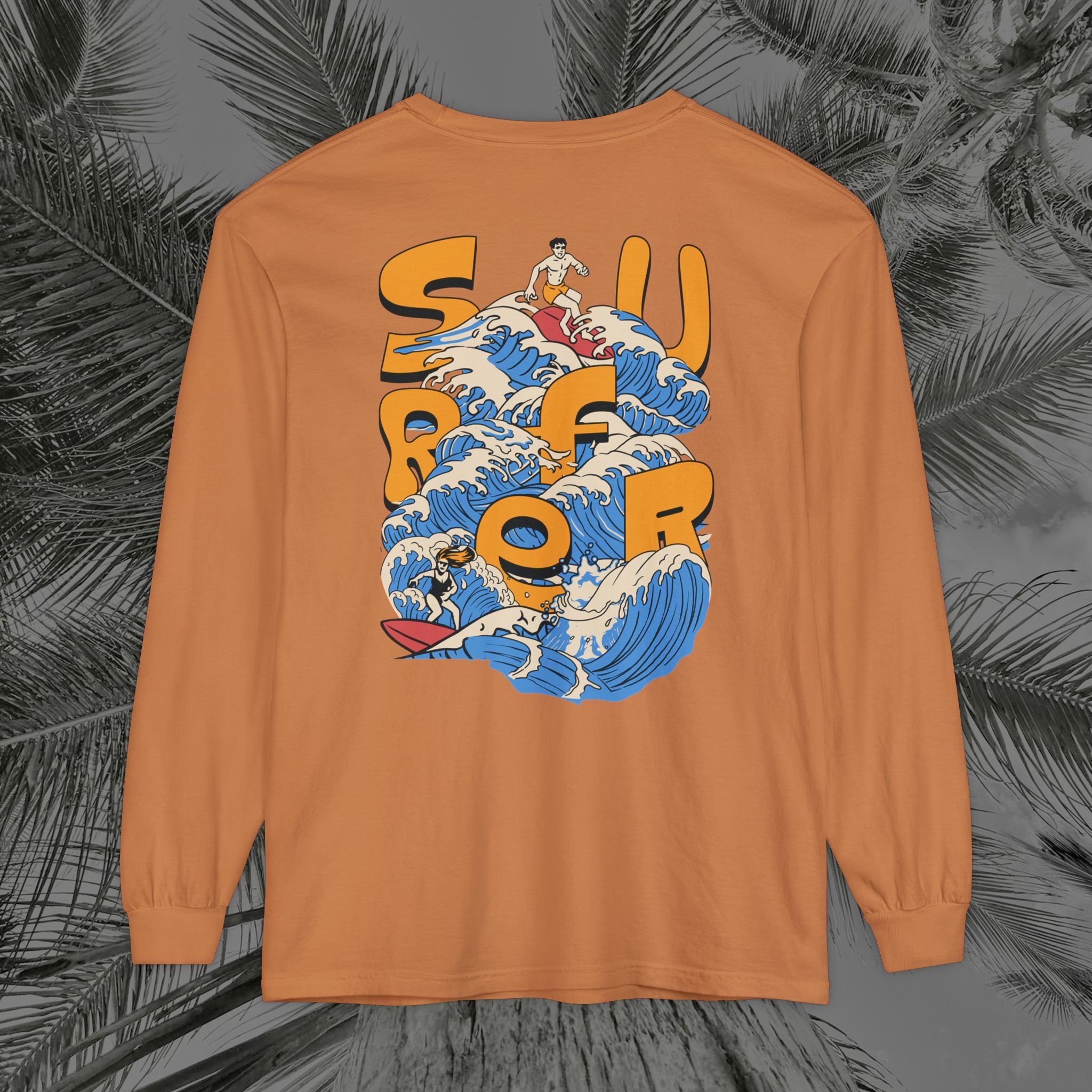 Ocean Motion - (UNISEX) Long Sleeve T-Shirt - Aliento de Vida