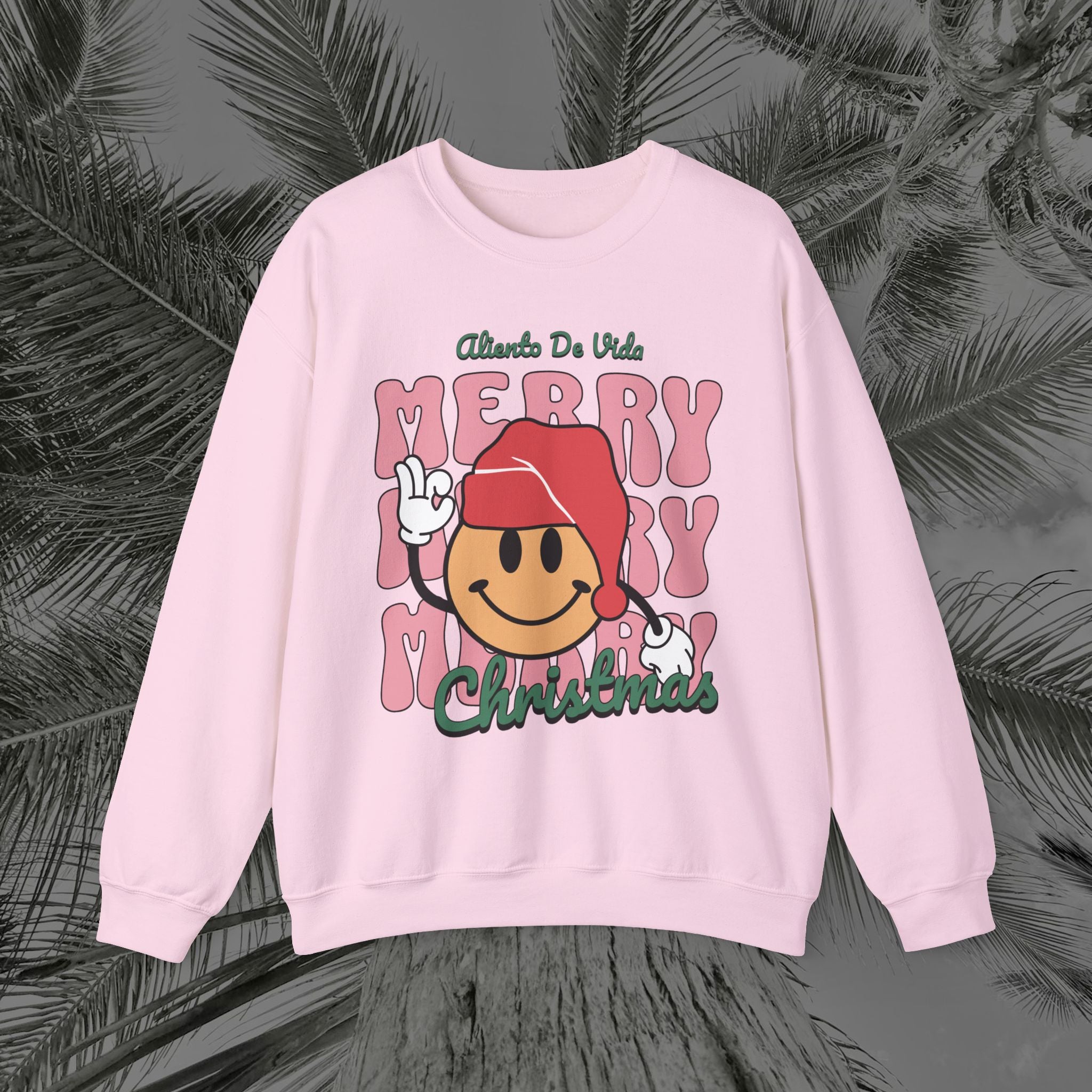 Happy Holidays - Cozy Crewneck Sweatshirt - Aliento De Vida