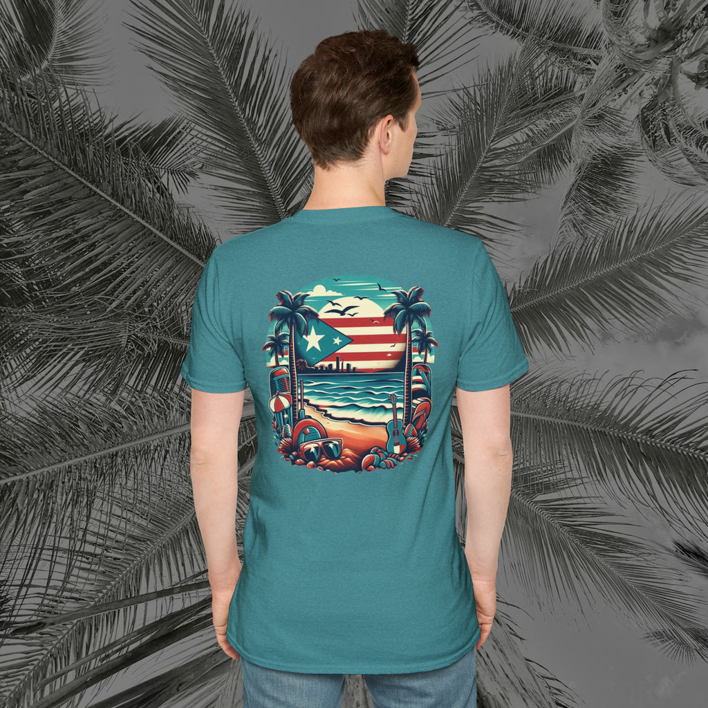 A Slice of Paradise - PR COLLECTION - (UNISEX) Soft style T-Shirt - Aliento De Vida