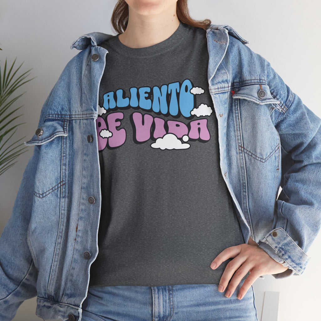 Clouds #3 - (UNISEX) Heavy Cotton T-Shirt - Aliento De Vida