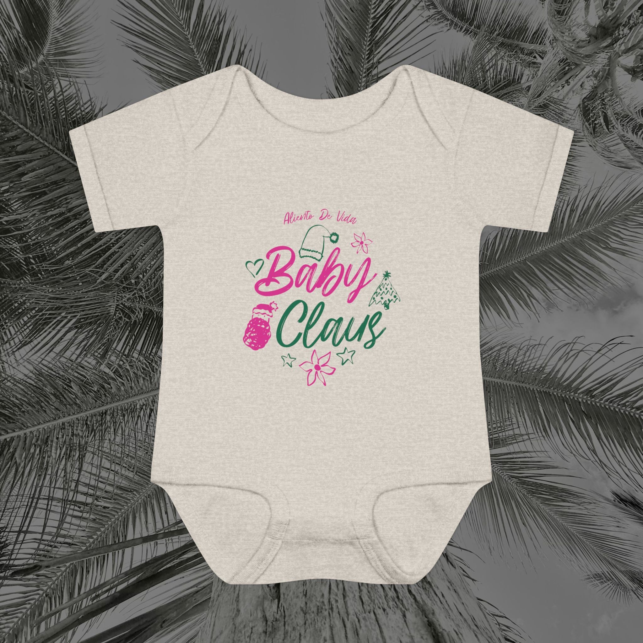 Baby Claus Magic - (Girls) Baby Bodysuit / Infant Onesie - Aliento De vida