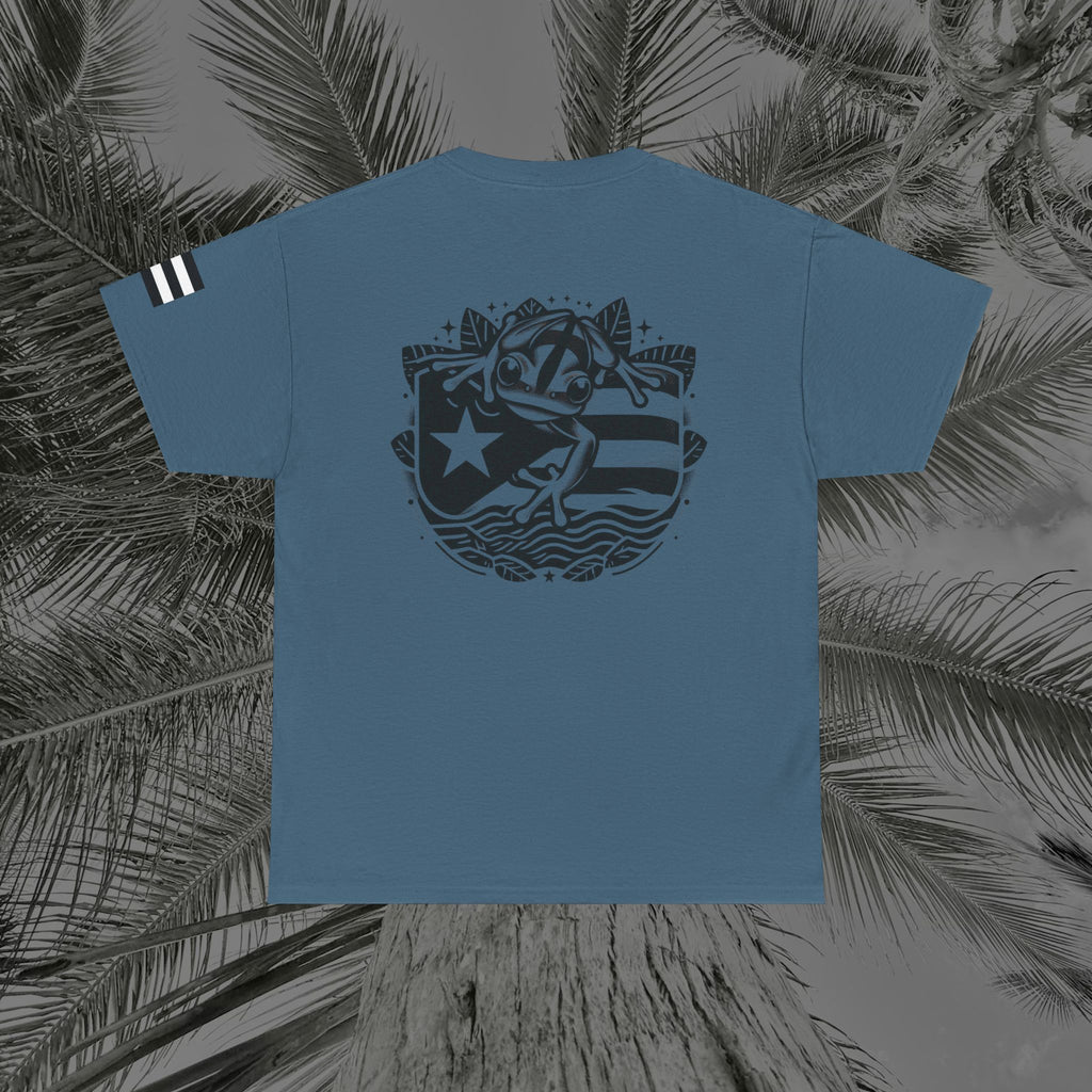 Frog Of The Island - PR COLLECTION - (UNISEX) Heavy Cotton Tee - Aliento De Vida
