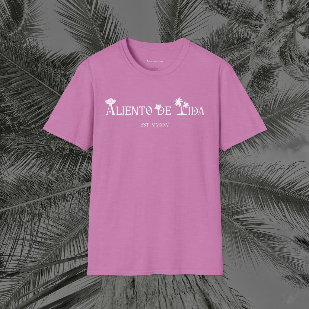 A Slice of Paradise - PR COLLECTION - (UNISEX) Soft style T-Shirt - Aliento De Vida