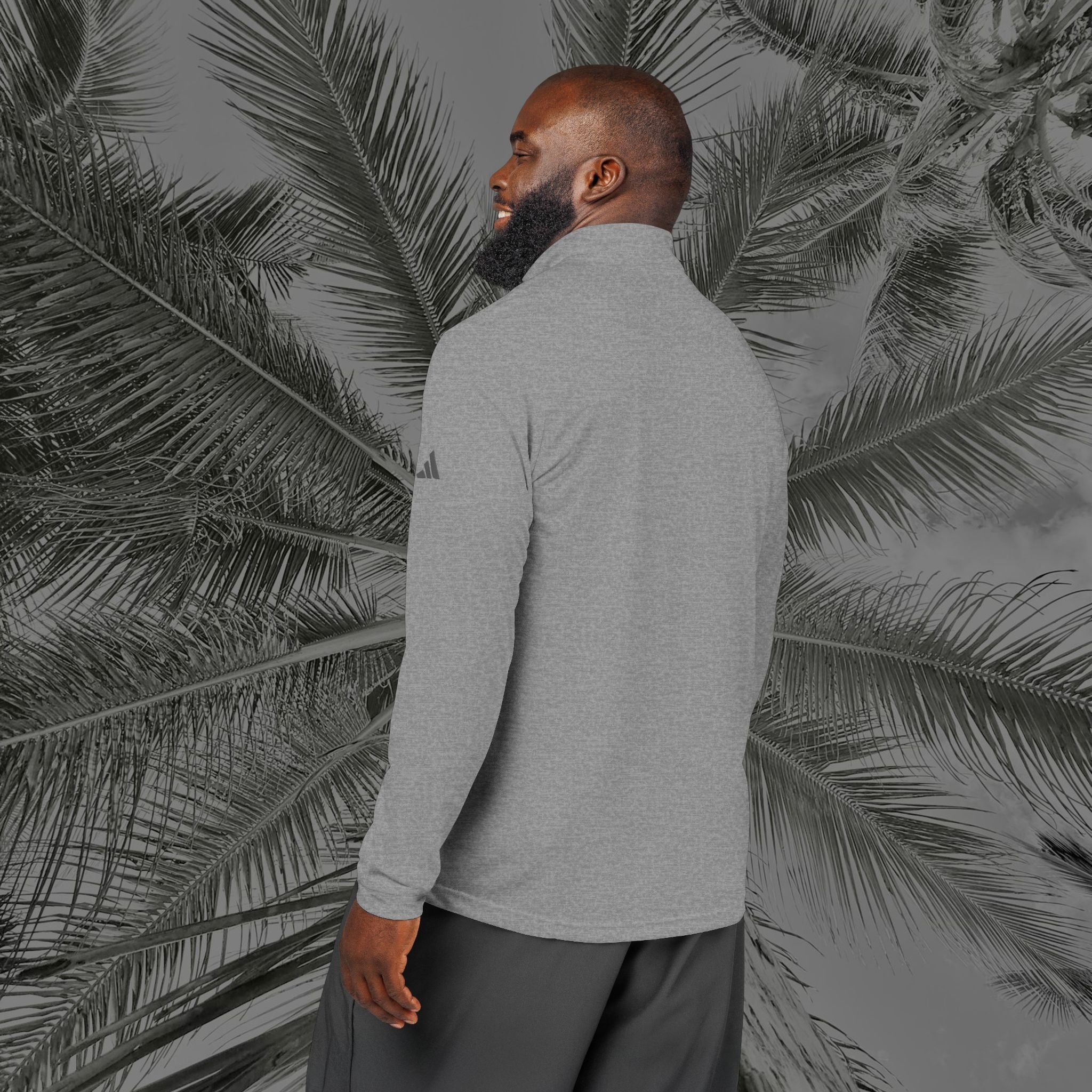 Adidas® Quarter-Zip Pullover - Embroidery for Active Lifestyle - (UNISEX) - Aliento De Vida