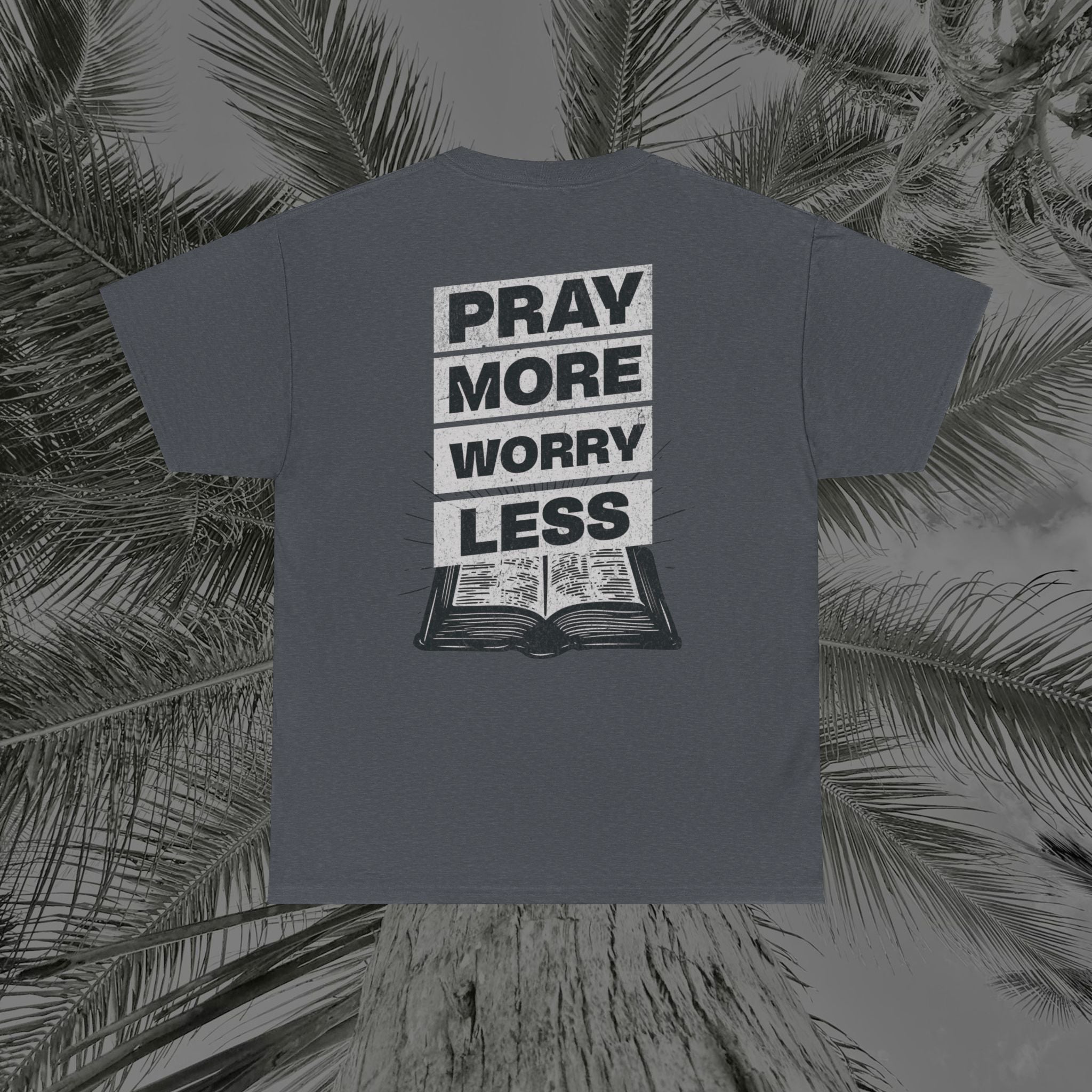 Peace Through Prayer - (UNISEX) Heavy Cotton Tee - Aliento De Vida