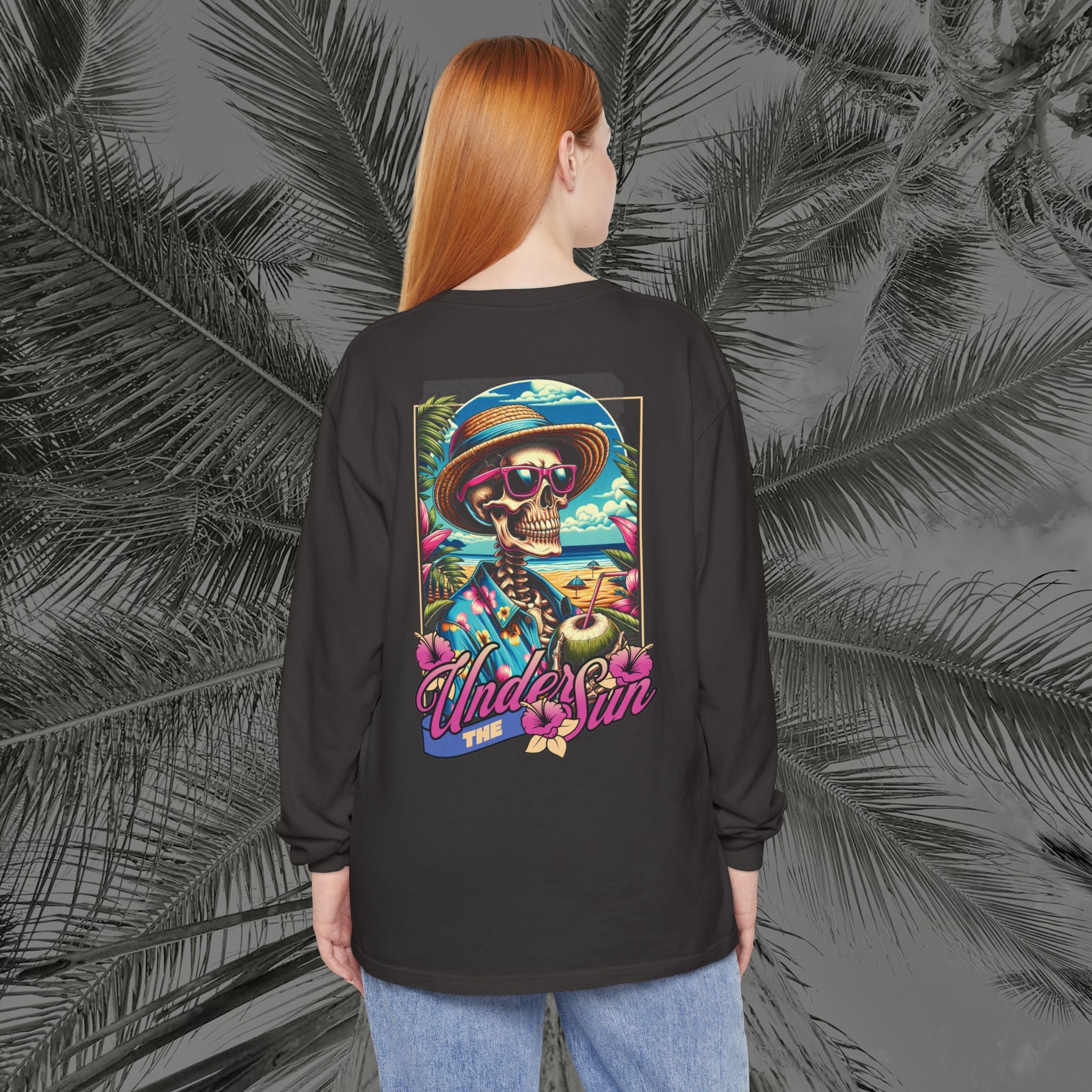 Resting Beach Face - (UNISEX) Long Sleeve Shirt - Aliento De Vida