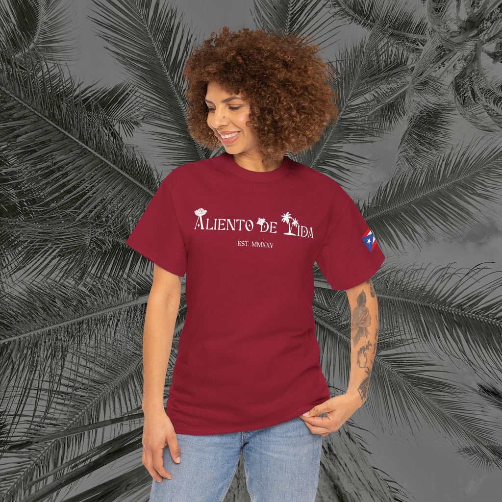 Island Cruiser - PR COLLECTION - (UNISEX) Heavy Cotton Tee - Aliento De Vida