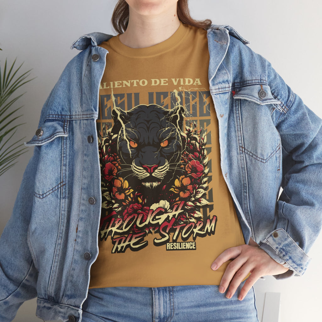 Rise of the Panther - (UNISEX) Heavy Cotton Tee - Aliento De Vida