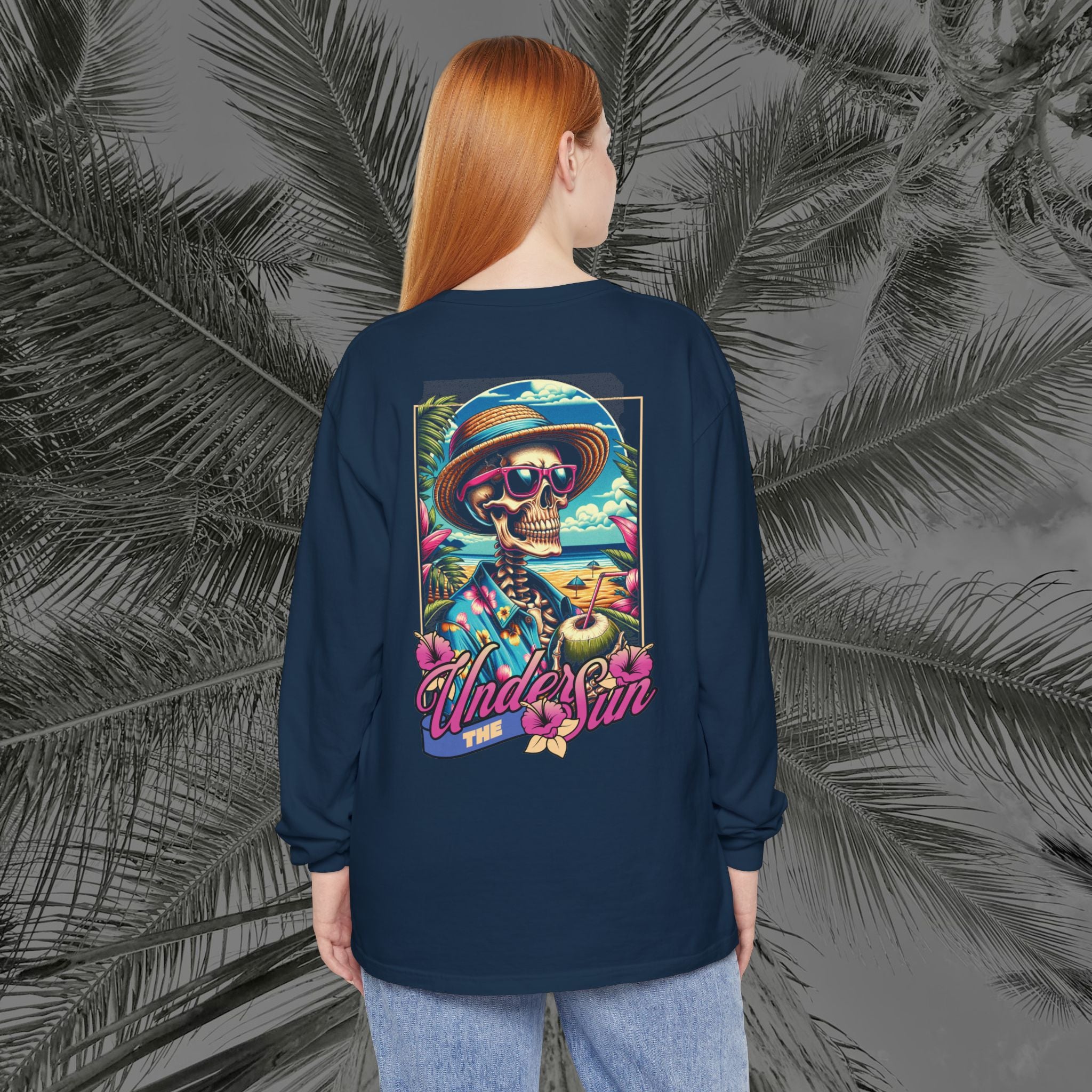 Resting Beach Face - (UNISEX) Long Sleeve Shirt - Aliento De Vida