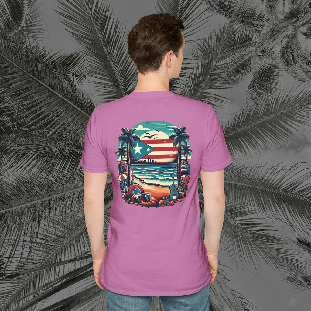 A Slice of Paradise - PR COLLECTION - (UNISEX) Soft style T-Shirt - Aliento De Vida