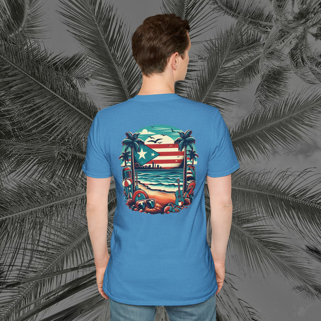 A Slice of Paradise - PR COLLECTION - (UNISEX) Soft style T-Shirt - Aliento De Vida