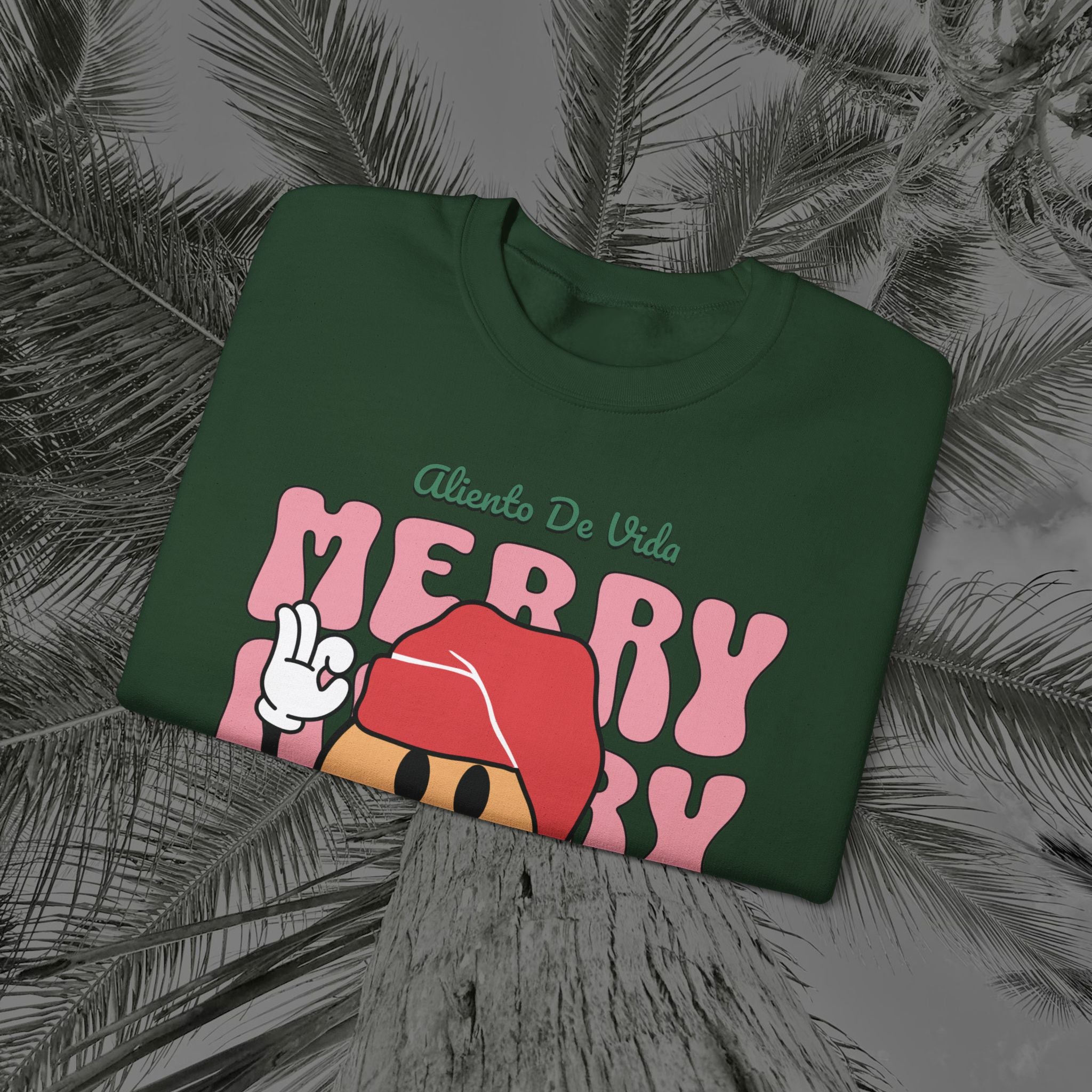 Happy Holidays - Cozy Crewneck Sweatshirt - Aliento De Vida