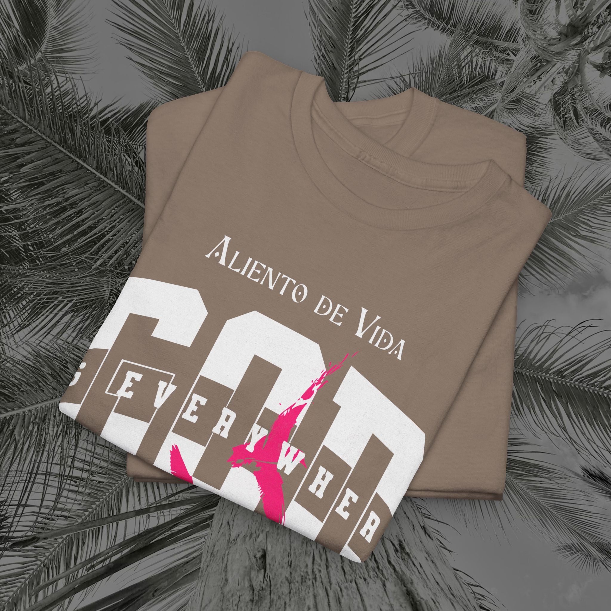 God Is Everywhere - (UNISEX) Heavy Cotton Tee - Aliento De Vida