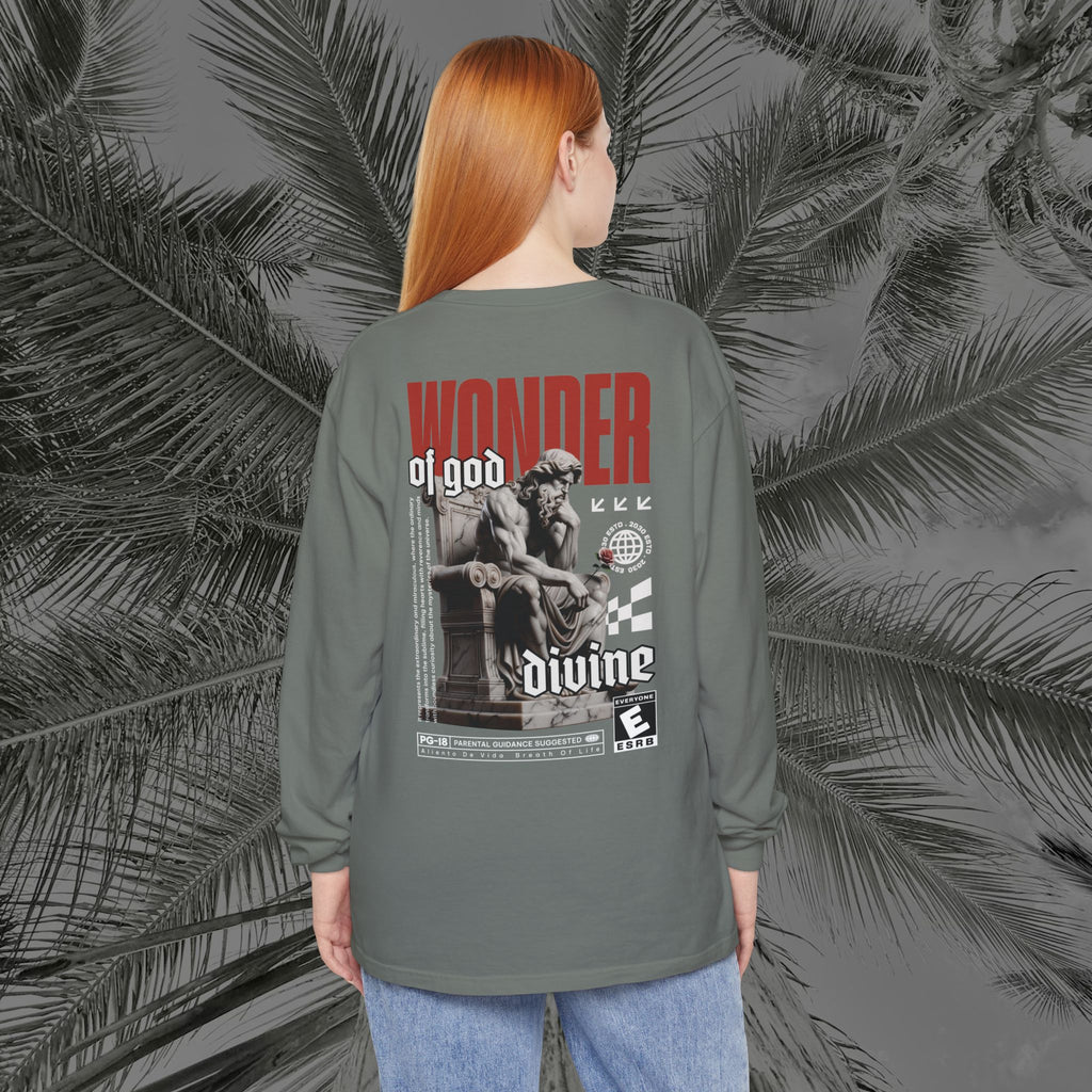 Throne of the Divine - (UNISEX) Long Sleeve Shirt - Aliento De Vida