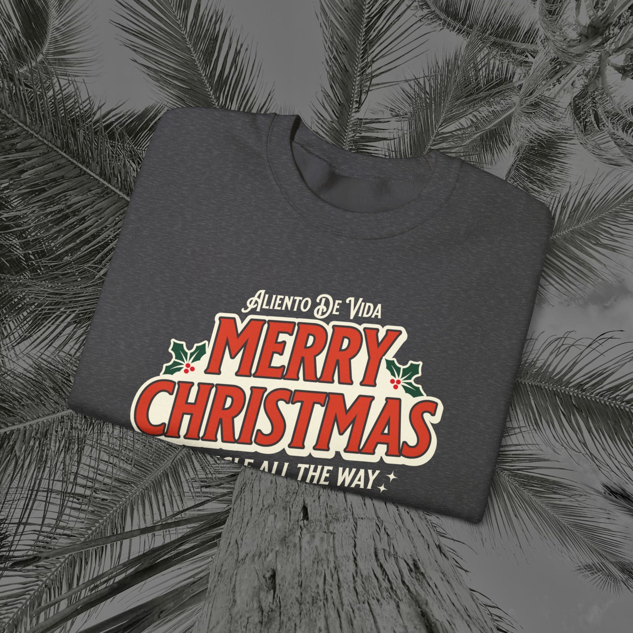 Merry Christmas - (UNISEX) Cozy Crewneck Sweatshirt - Aliento De Vida