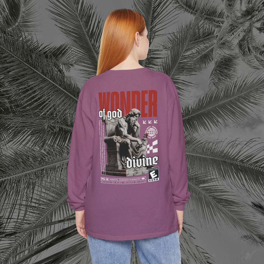 Throne of the Divine - (UNISEX) Long Sleeve Shirt - Aliento De Vida