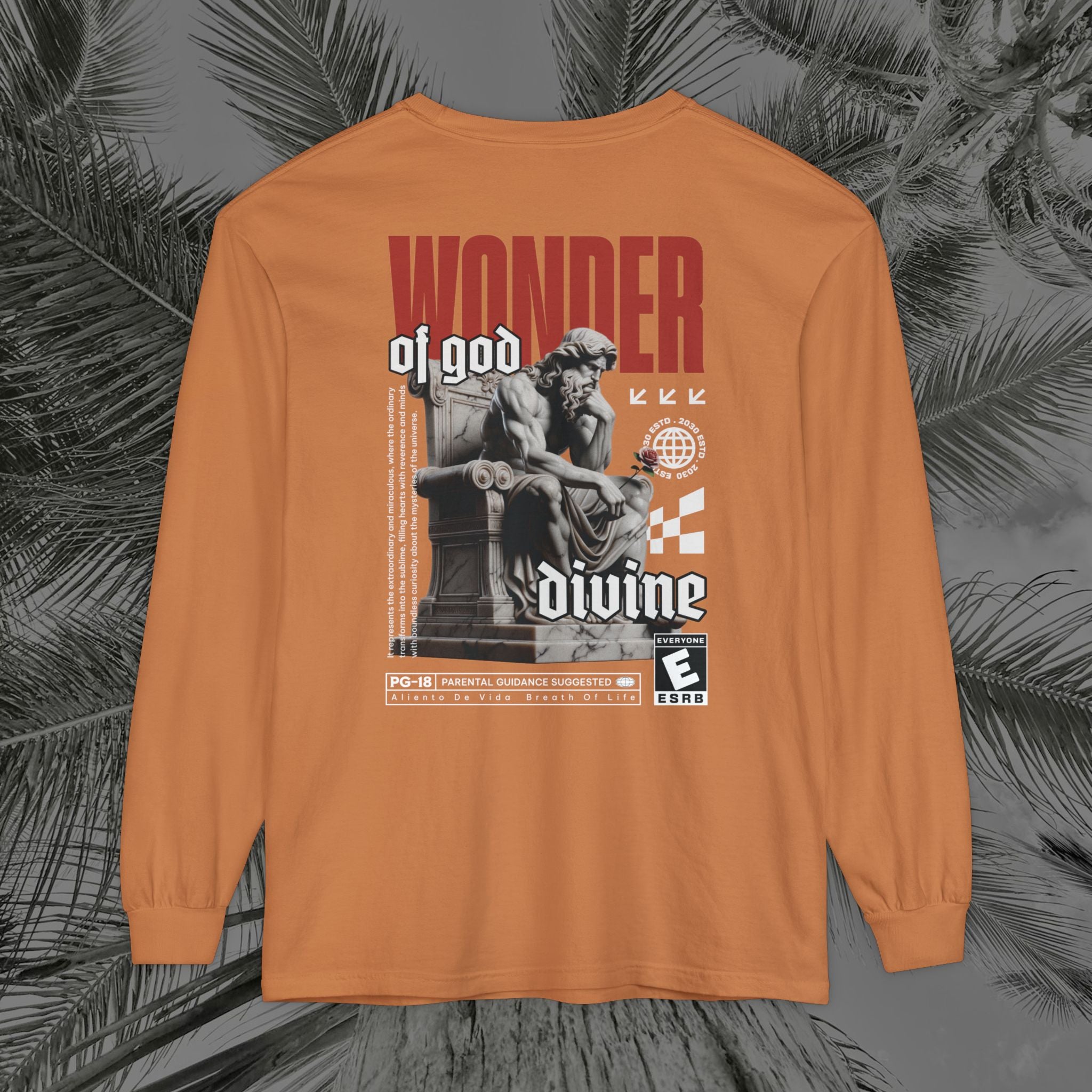 Throne of the Divine - (UNISEX) Long Sleeve Shirt - Aliento De Vida