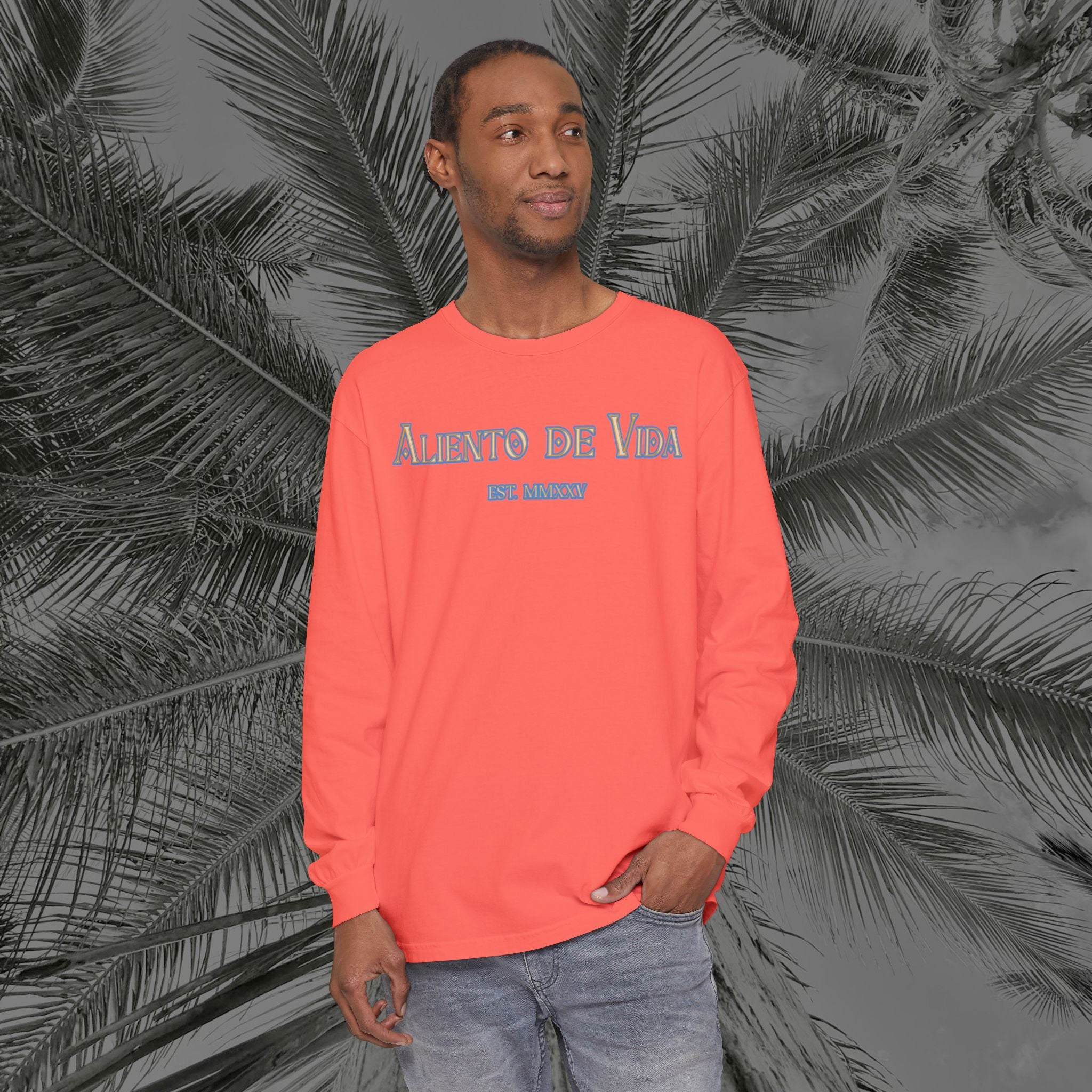 Ocean Motion - (UNISEX) Long Sleeve T-Shirt - Aliento de Vida