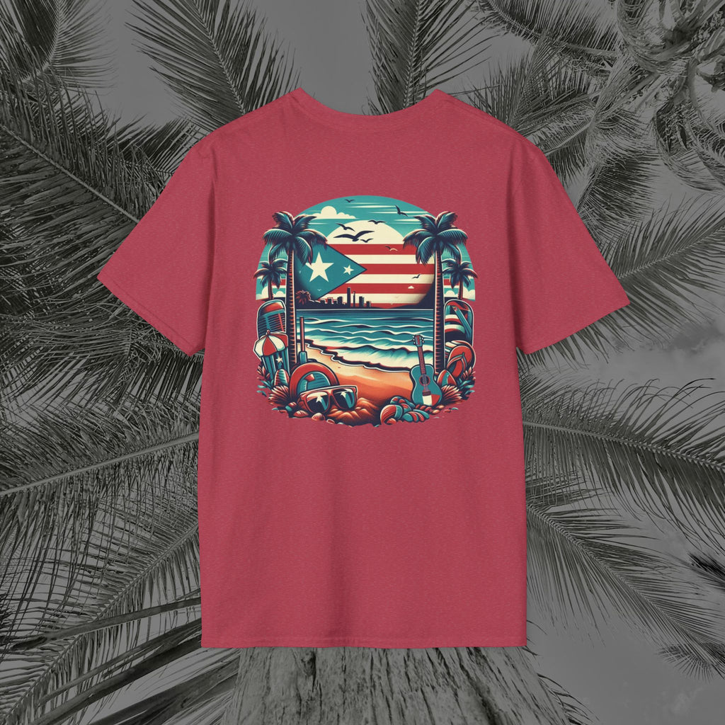 A Slice of Paradise - PR COLLECTION - (UNISEX) Soft style T-Shirt - Aliento De Vida