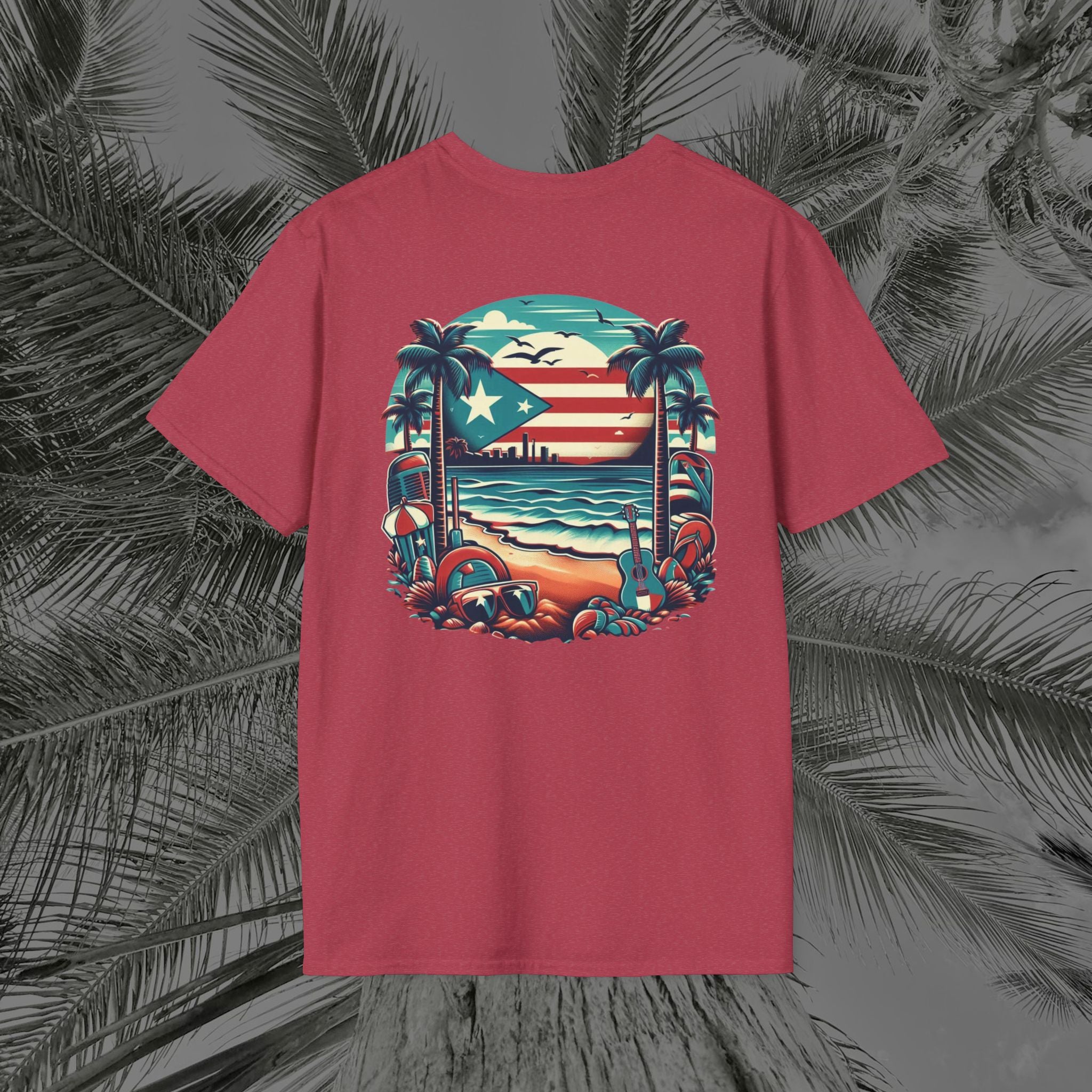 A Slice of Paradise - PR COLLECTION - (UNISEX) Soft style T-Shirt - Aliento De Vida