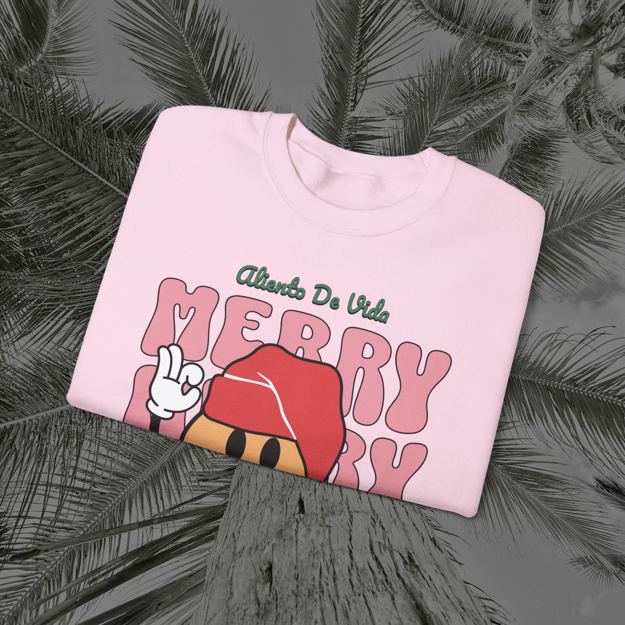 Happy Holidays - Cozy Crewneck Sweatshirt - Aliento De Vida