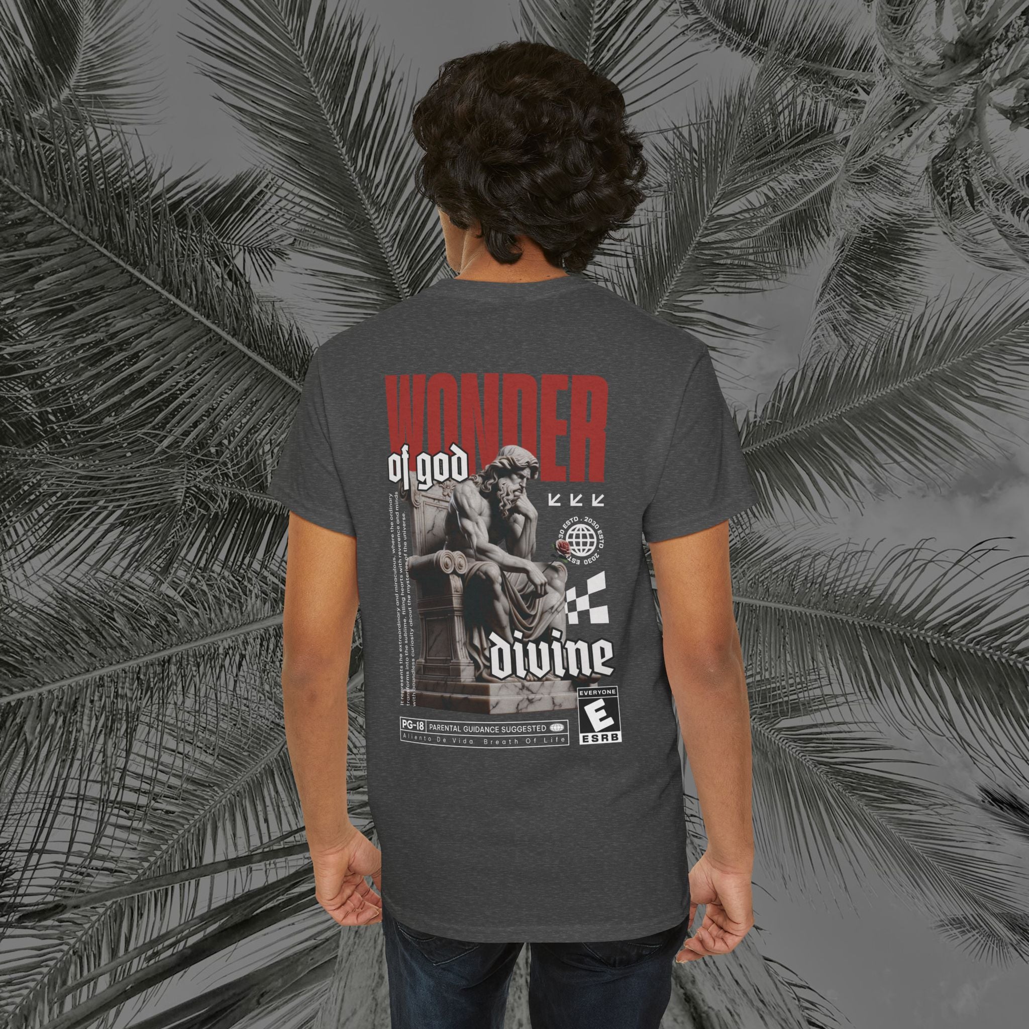 Throne of the Divine - (UNSEX) Heavy Cotton T-Shirt - Aliento De Vida