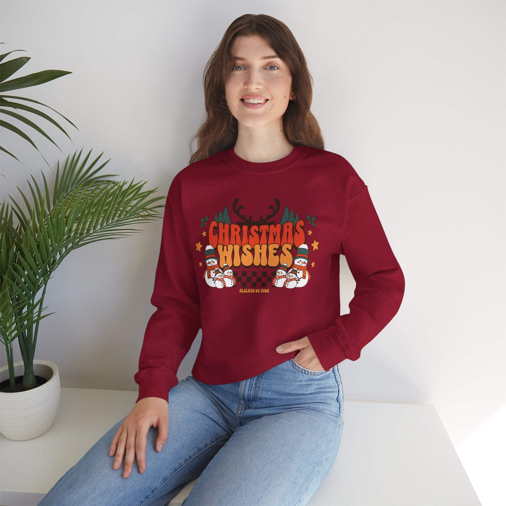 Chillin’ With My Snowmies - (UNISEX) Cozy Crewneck Sweatshirt - Aliento De Vida