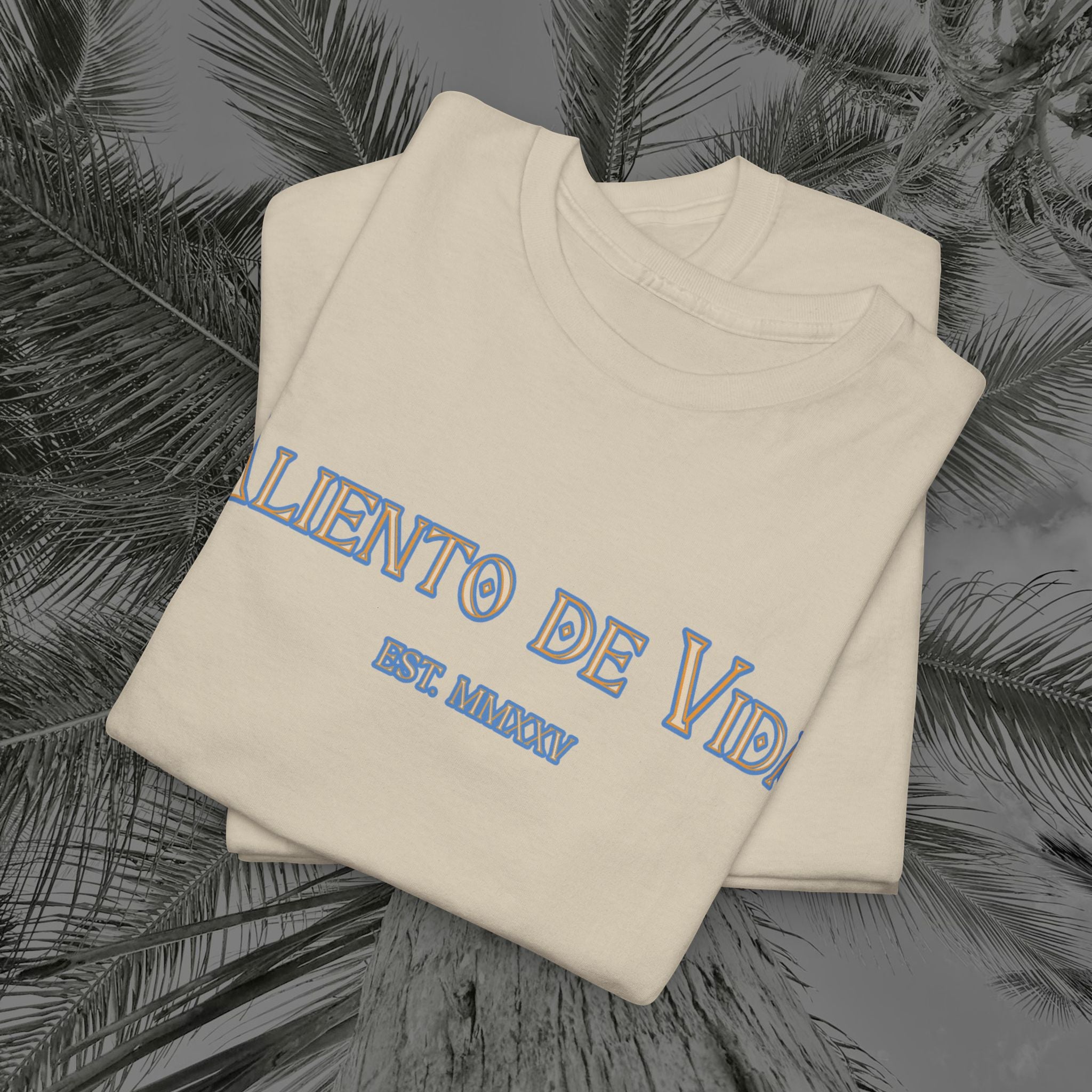 Ocean Motion - (UNISEX) Heavy Cotton Tee - Aliento De Vida