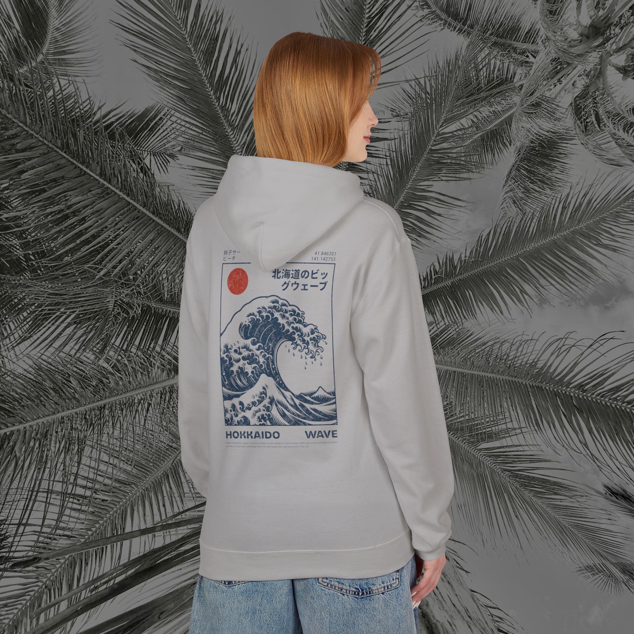 Nami of the North - (UNISEX) Midweight Hoodie - Aliento de Vida