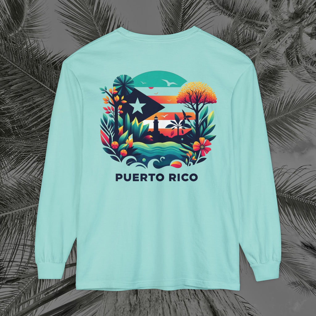 Isla Vibrante - (UNISEX) Long Sleeve T-Shirt - Aliento De Vida