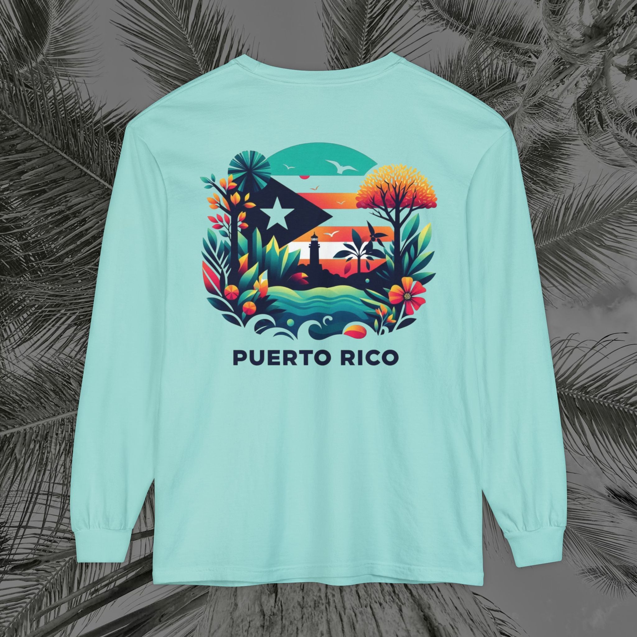 Isla Vibrante - (UNISEX) Long Sleeve T-Shirt - Aliento De Vida