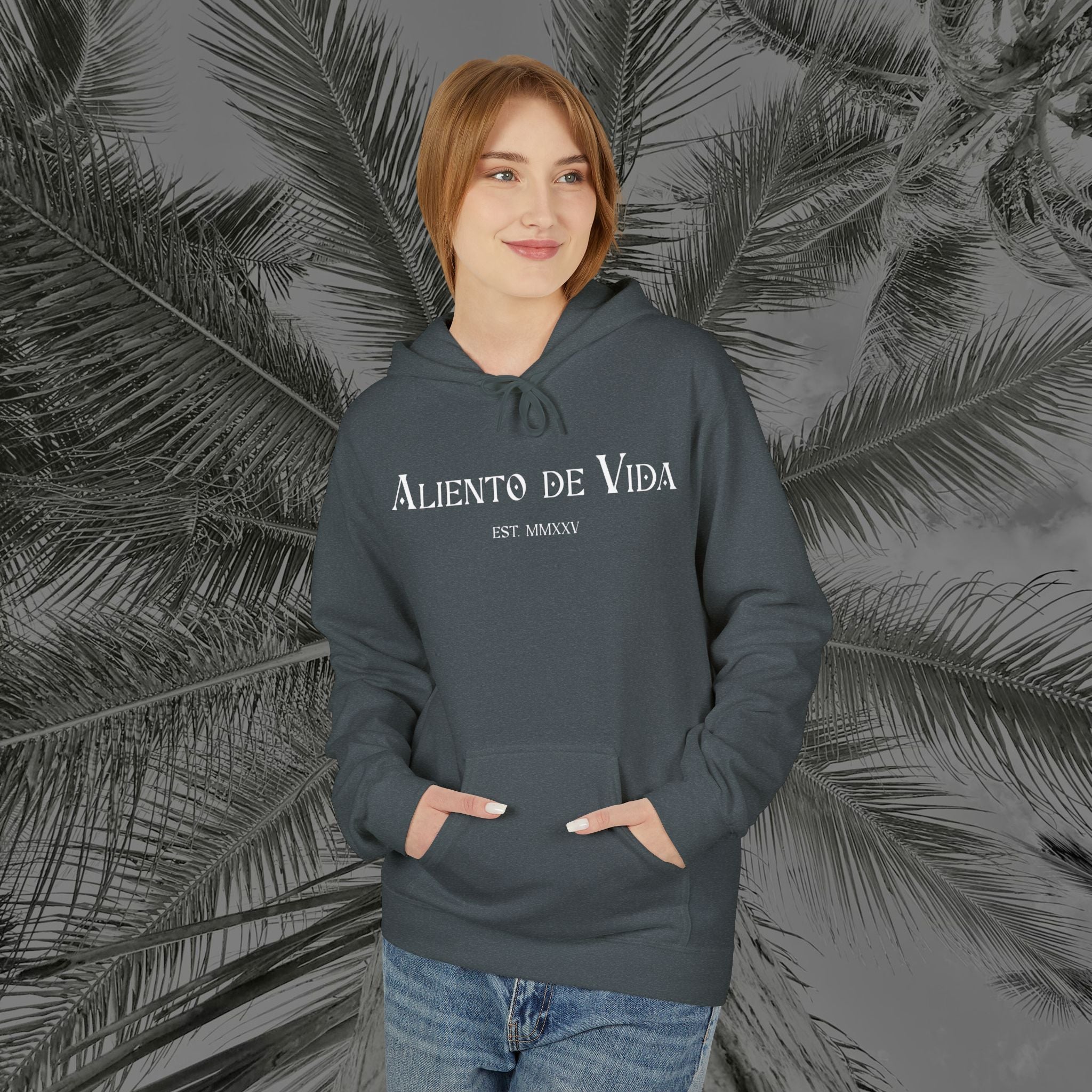 Throne of the Divine - (UNISEX) Midweight Fleece Hoodie - Aliento De Vida