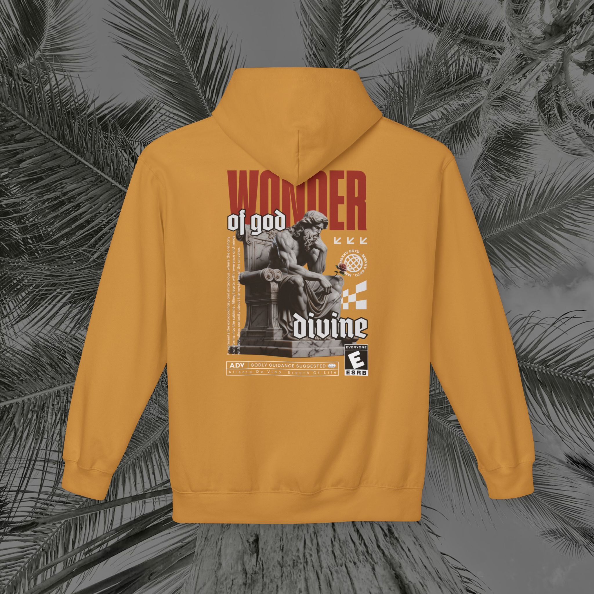 Throne of the Divine - (UNISEX) Midweight Fleece Hoodie - Aliento De Vida