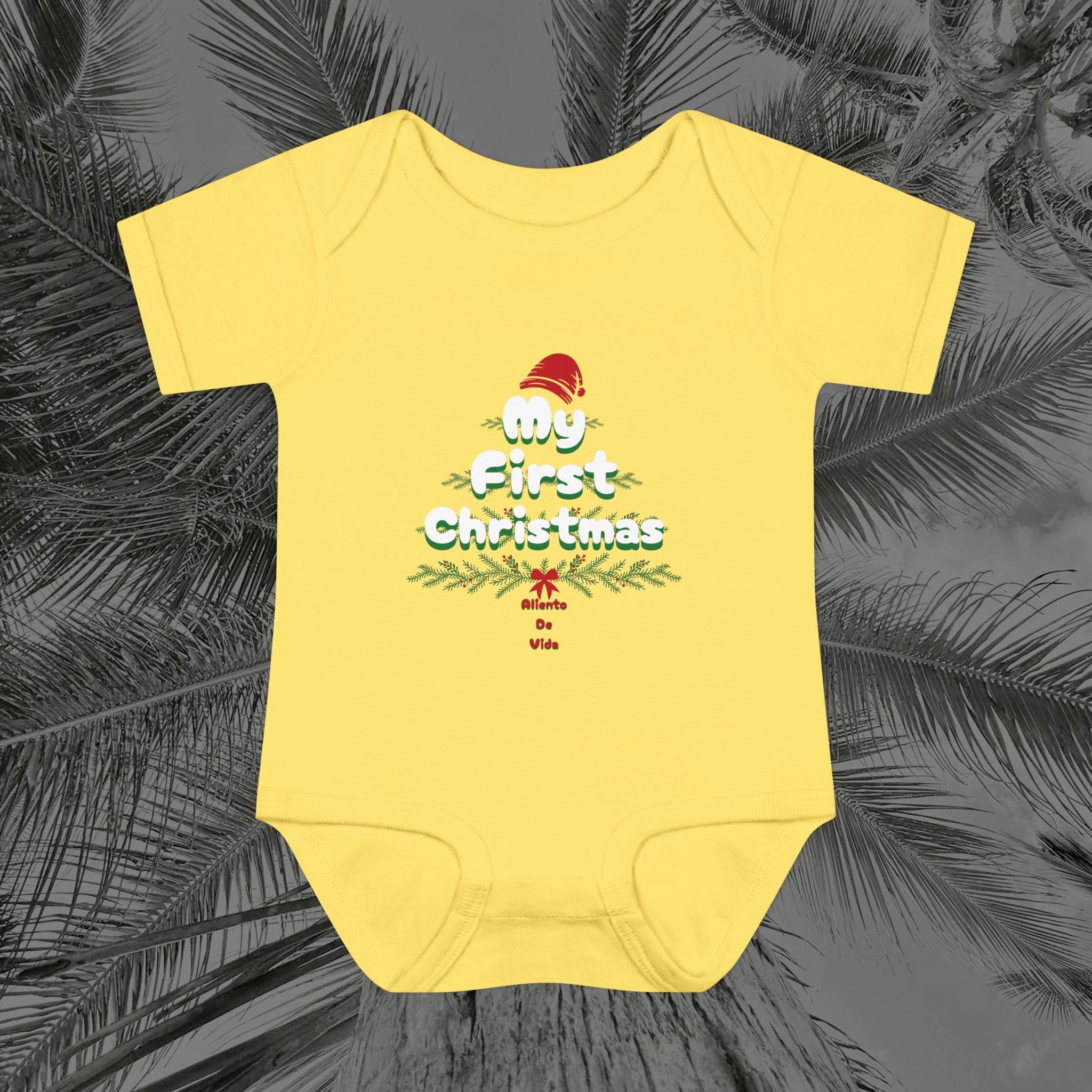 Tiny Claus in Training - (UNISEX) Baby Bodysuit / Infant Onesie - Aliento De Vida