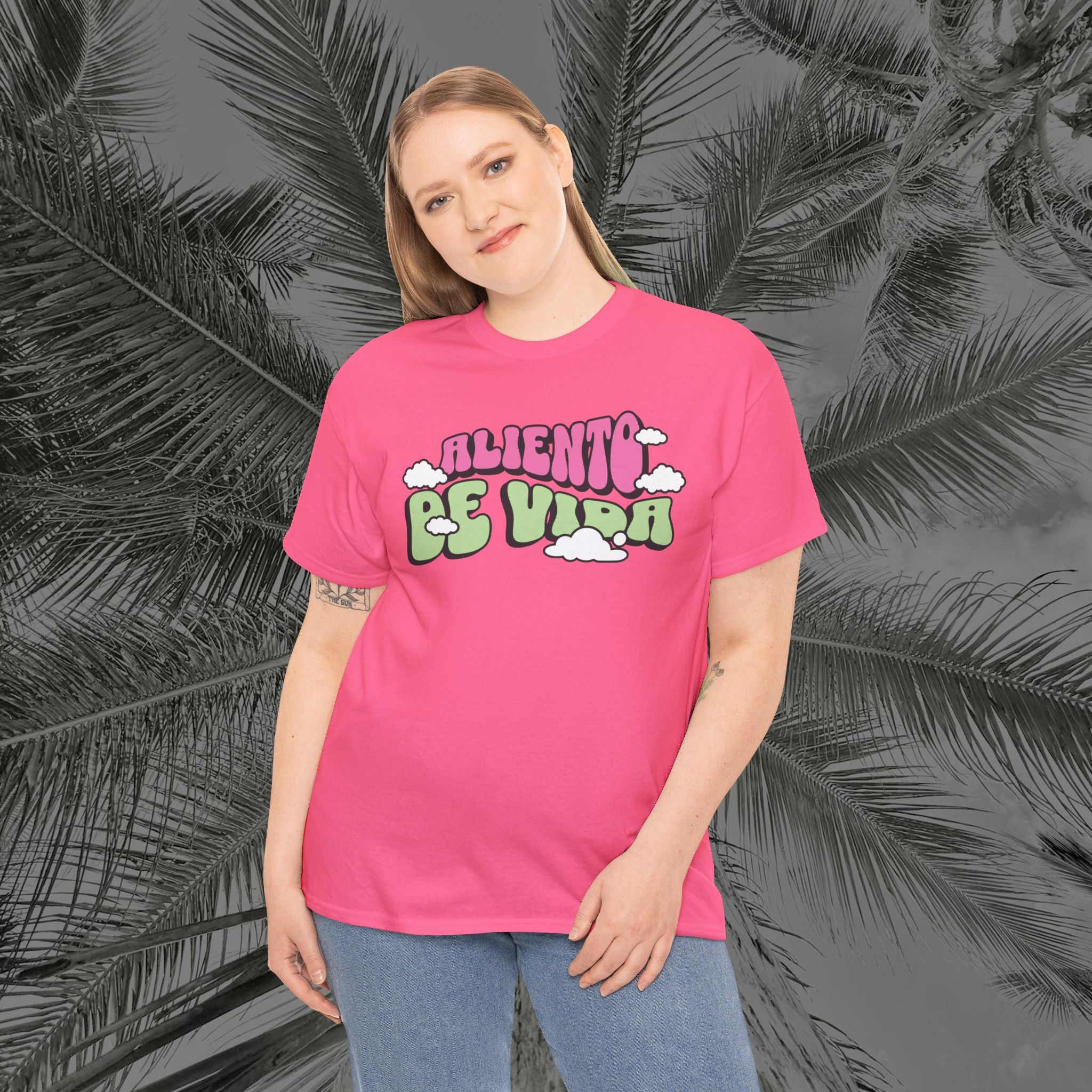 Clouds #2 - (UNISEX) Heavy Cotton T-Shirt - Aliento De Vida