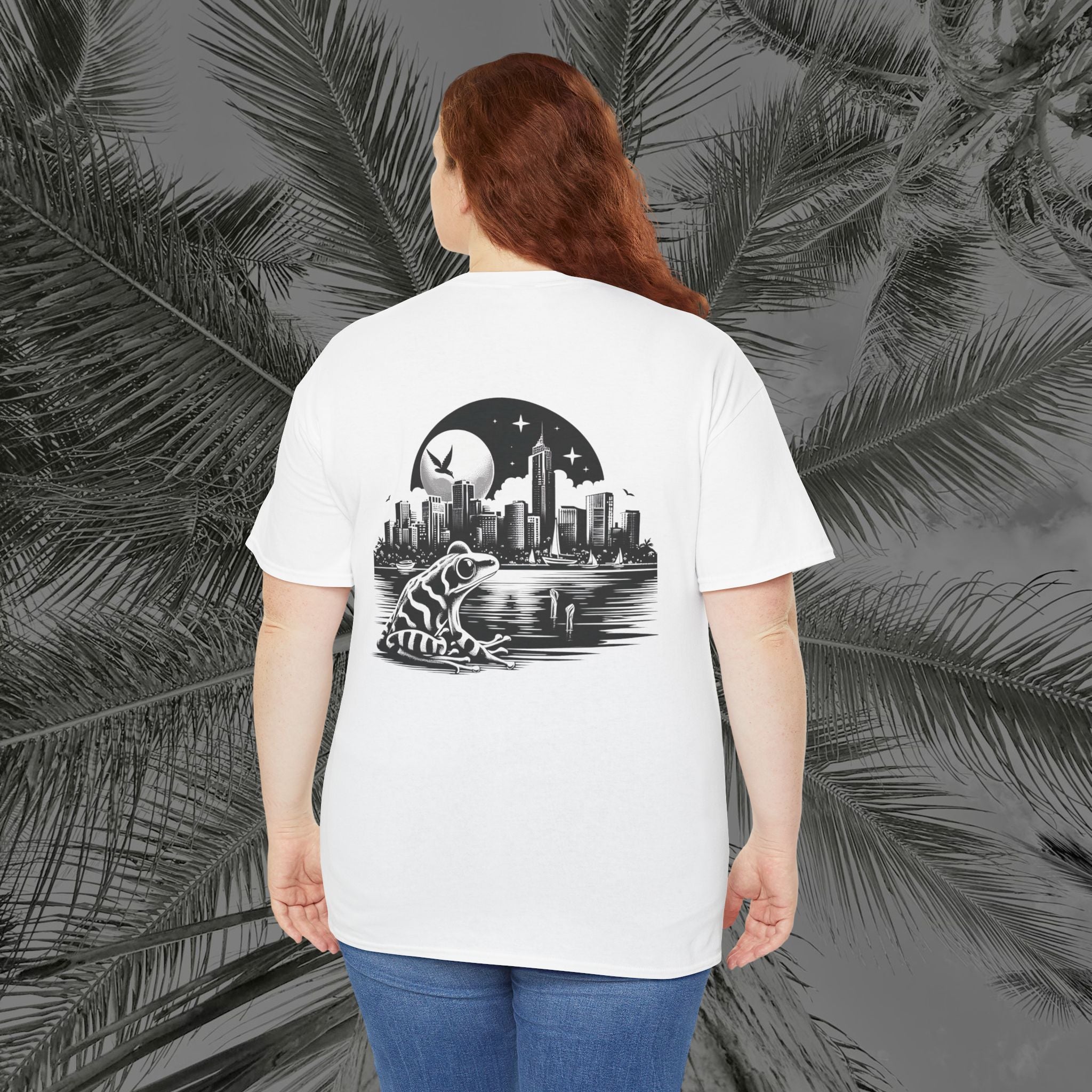 Urban Amphibian - (UNISEX) Heavy Cotton Tee - Aliento De Vida